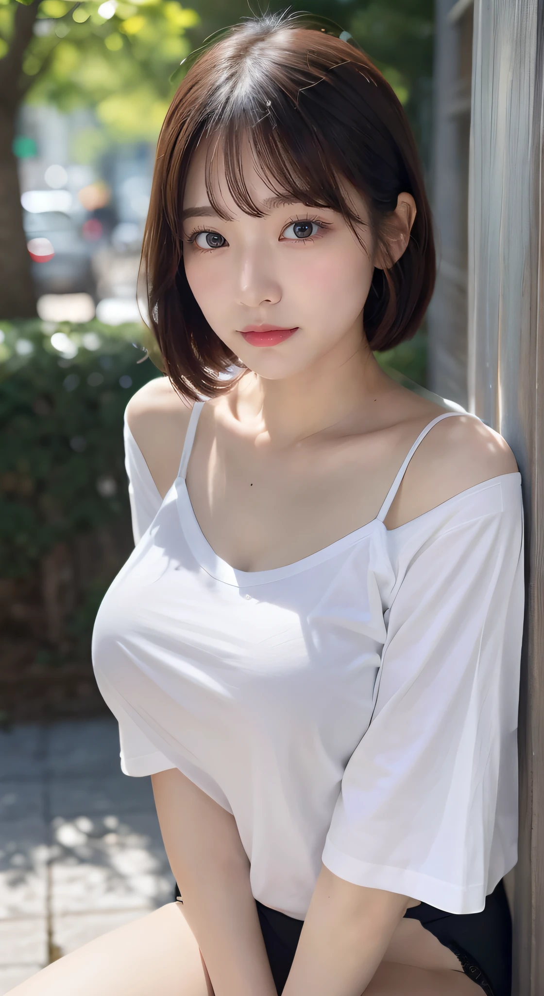Unbeatable masterpiece, perfect artwork, ((perfect female figure)), short hair, blonde, skinny, realism, solo, (realism: 1.4), best quality, ultra high resolution, 1girl, porcelain, kpop ido, full body, (c cup), low neckline, beautiful, masterpiece, best quality, very detailed face, perfect lighting, solo, plain makeup, best quality, super high resolution, (realistic:1.4), super detailed, masterpiece, best quality, 👍 ulzzang - 6500-v1.1