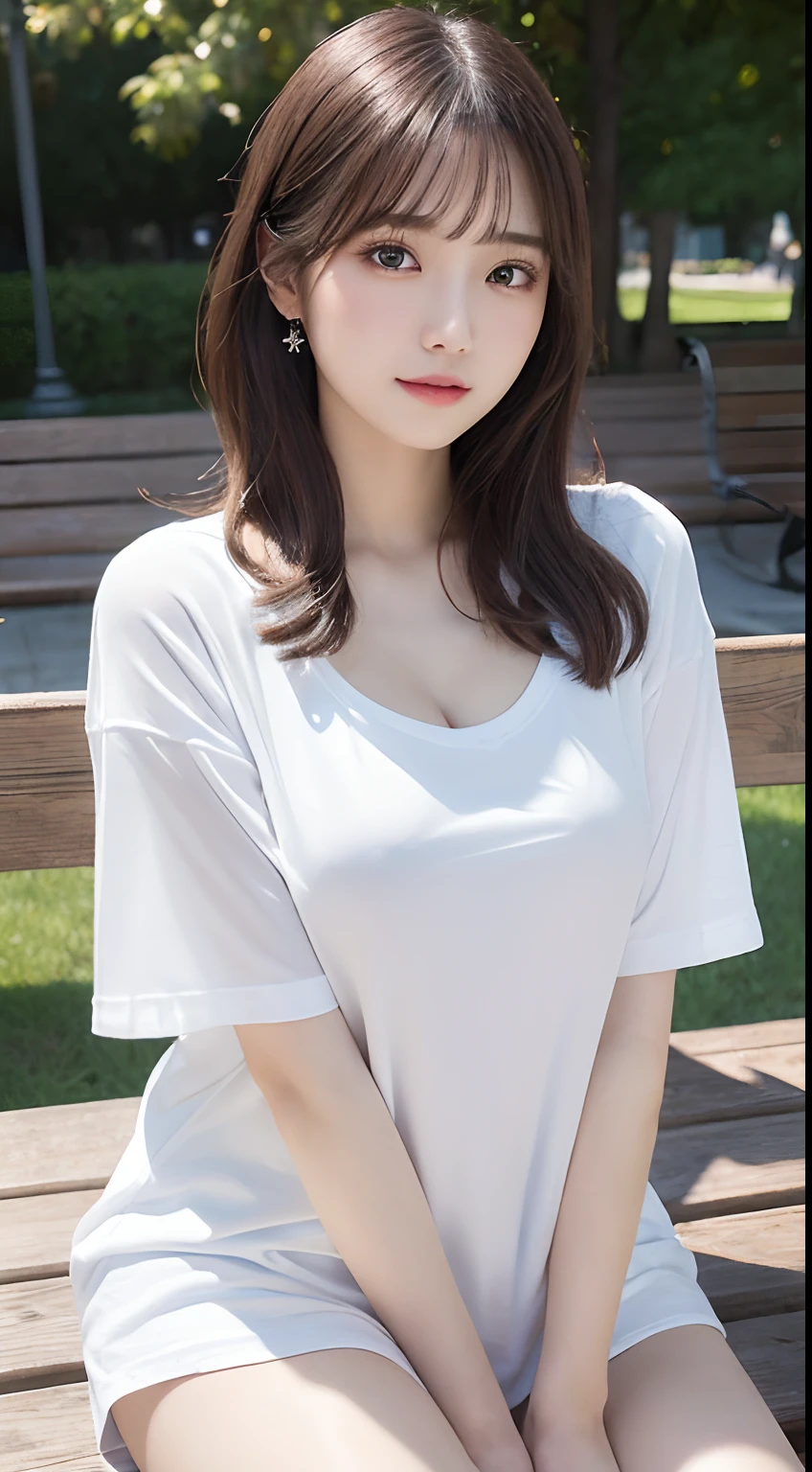 Dark brown hair、Light brown eyes、Japanese actress、 Lady、I am about 40 years old..、(Intricate details:1.2)、(Which one is on top??:1.4)、 (Ultra-high resolution:1.2)、Ultra-high resolution、(Finely tuned)、(Detailed facial features)、Hmph、8K resolution、D cup size breasts、Hair length、By the pool、Venice hotel pool、Venice hotel pool、Sitting on a beach bed iBy the pool、You can see the pool in the back、Extravagant space、relax、T-Shirts、濡れたT-Shirts、Water Drop,Full body photo、Head to toe shot、lying on a beach bed、Photographed while lying on a beach bed、Lie down with your buttocks up、Accentuate your breasts、Gentle expression、
