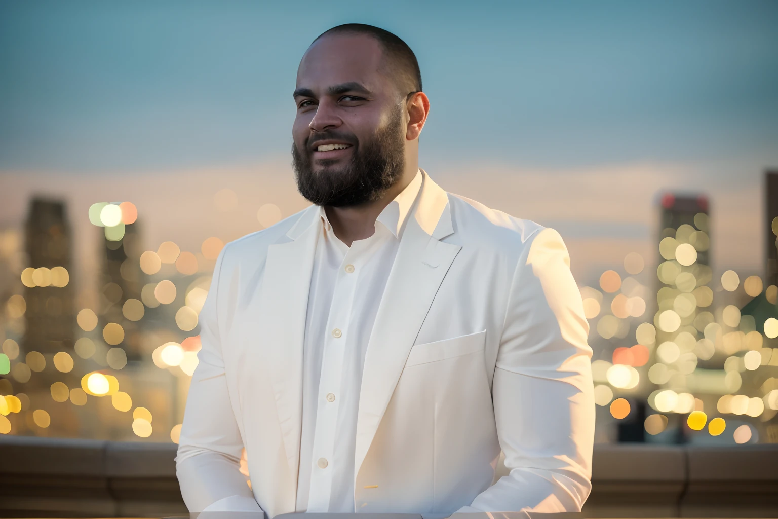 handsome male, wearing business suit, clear photo