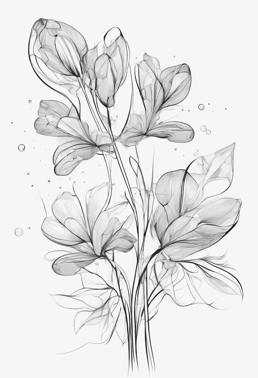 Crystal spring flower, fanciful, galaxias, cleanness, glittery, glittery, splendor, Colorful, Amazing photography, dramatic lighting, photo-realism, ultra - detailed, 4k, depth of fields, A high resolution,Artistically,handpainted,Light and dark relationship,Line,black andwhite