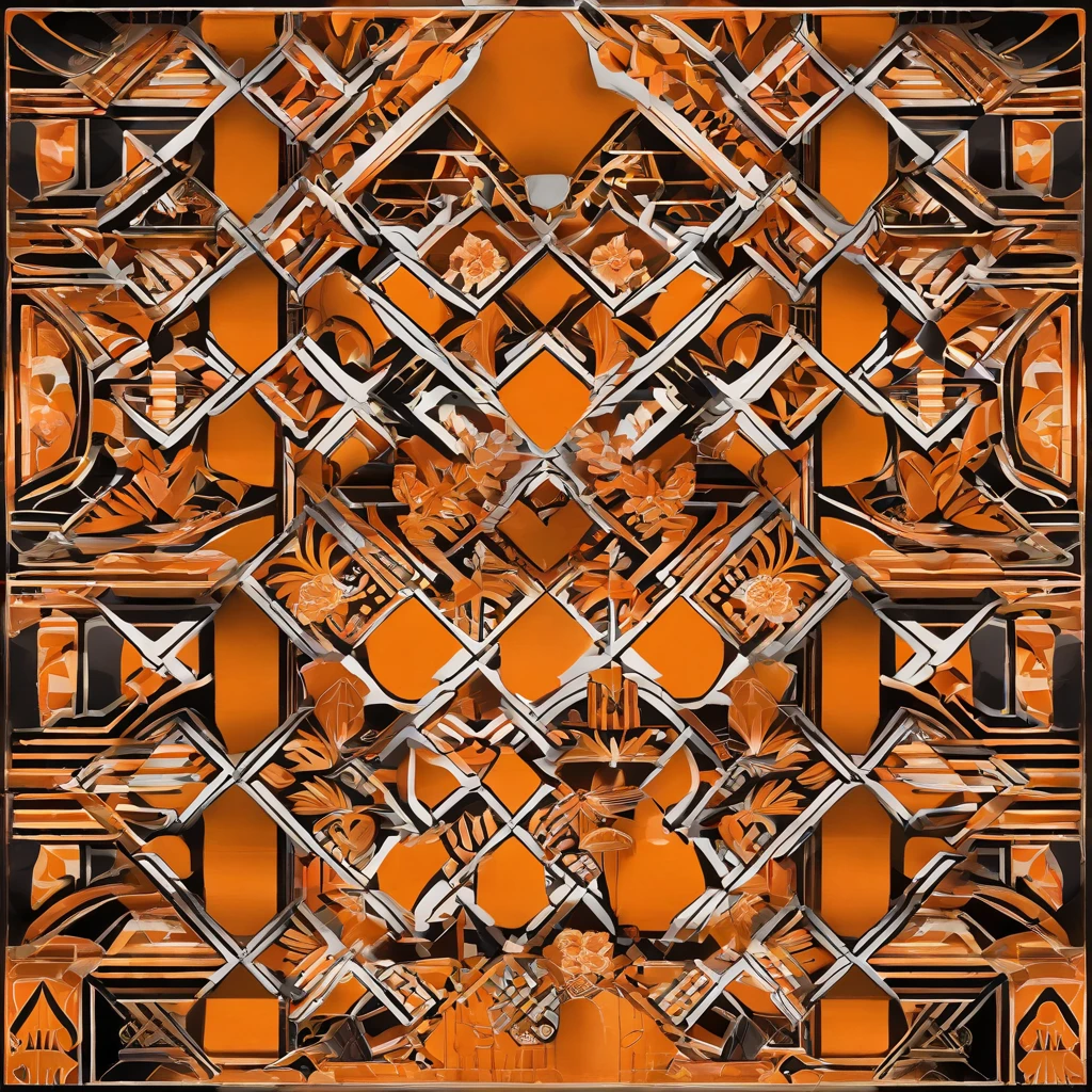 masterpiece, painting, artwork, japandi, orange color, 4k