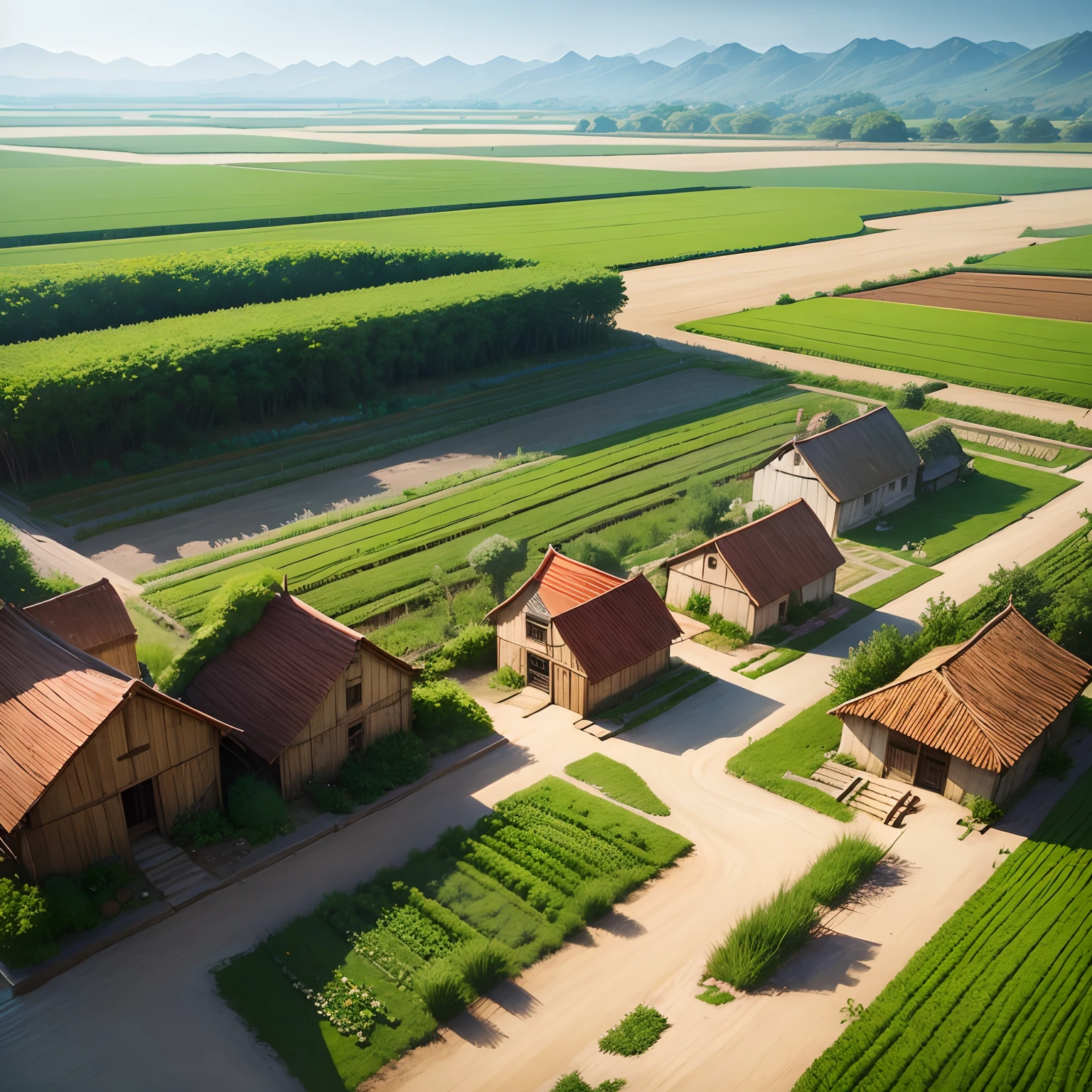 The village flourished, and the once dry land turned vibrant with abundant crops.