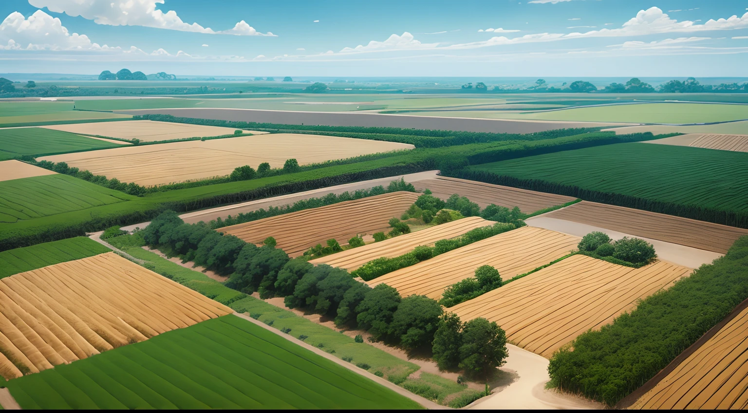 The village flourished, and the once dry land turned vibrant with abundant crops.