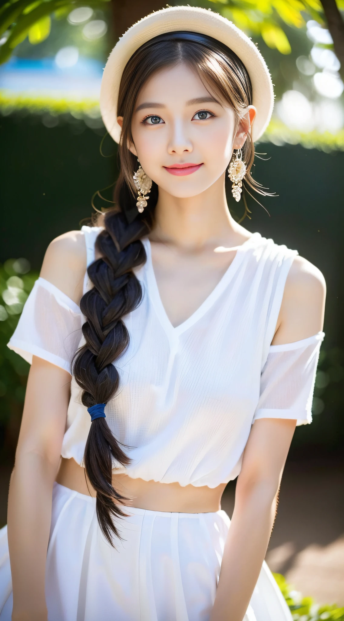 (((32K,very high res, high detailing, highly accurate,Masterpiece Girl 1))),Raw photo & realistic atmosphere,beautiful dark blue eyes,Detailed mouth,Glossy lips,Detailed eyebrows,Soft white skin that shines with every detail,,Eyes drawn in detail、Very beautiful eyes with azure eyes,Detailed lips、Very beautiful face,Very well-formed face、Lifelike face,shiny beautiful lips,Beautiful eyebrows,Infinite reality,Best design,(Insanely cute sober and modest Japan 18-year-old girl,,Toned body,Perfect Gal Leader Model,Beautifully shaped breasts,Very cute beautiful girl,Little Girl:1.5),Best Natural Makeup,Japanese ido,Korean Idols,Young sensual idol,Moist eyes,Dark beautiful eyes,Beautiful butt,beauty legs,,camel's foot,:1.3),超A high resolution、,Natural and realistic face,Back lighting,Pure eyes are too cute,(((photorealisim,Photograph the whole body))),,Reality Live Action,(simple earrings,Necklace Arm,Watches,Glossy nail art,Braided braided lifting blonde hair,独奏,Lori,Smile faintly,full body Esbian:1.7),(Show full-body fashion,with light glowing15Year old schoolgirl,Outdoor Hats,Sit down and make a bonfire at a solo camp,sidelong glance,Colorful Outdoor Women's Fashion:1.8)