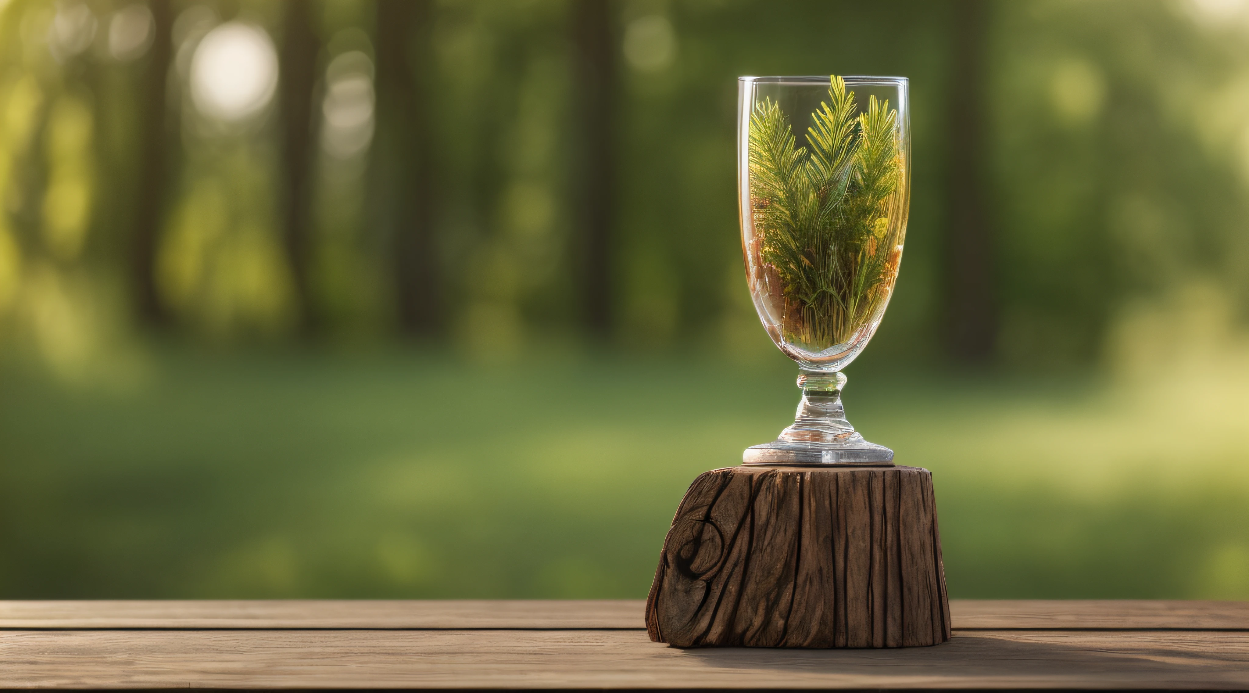 (best quality,4k,8k,highres,masterpiece:1.2),ultra-detailed,(realistic,photorealistic,photo-realistic:1.37),wood podium with bokeh nature,tilt shift,sunlight,portrait,sharp focus,vivid colors,studio lighting,lens flare