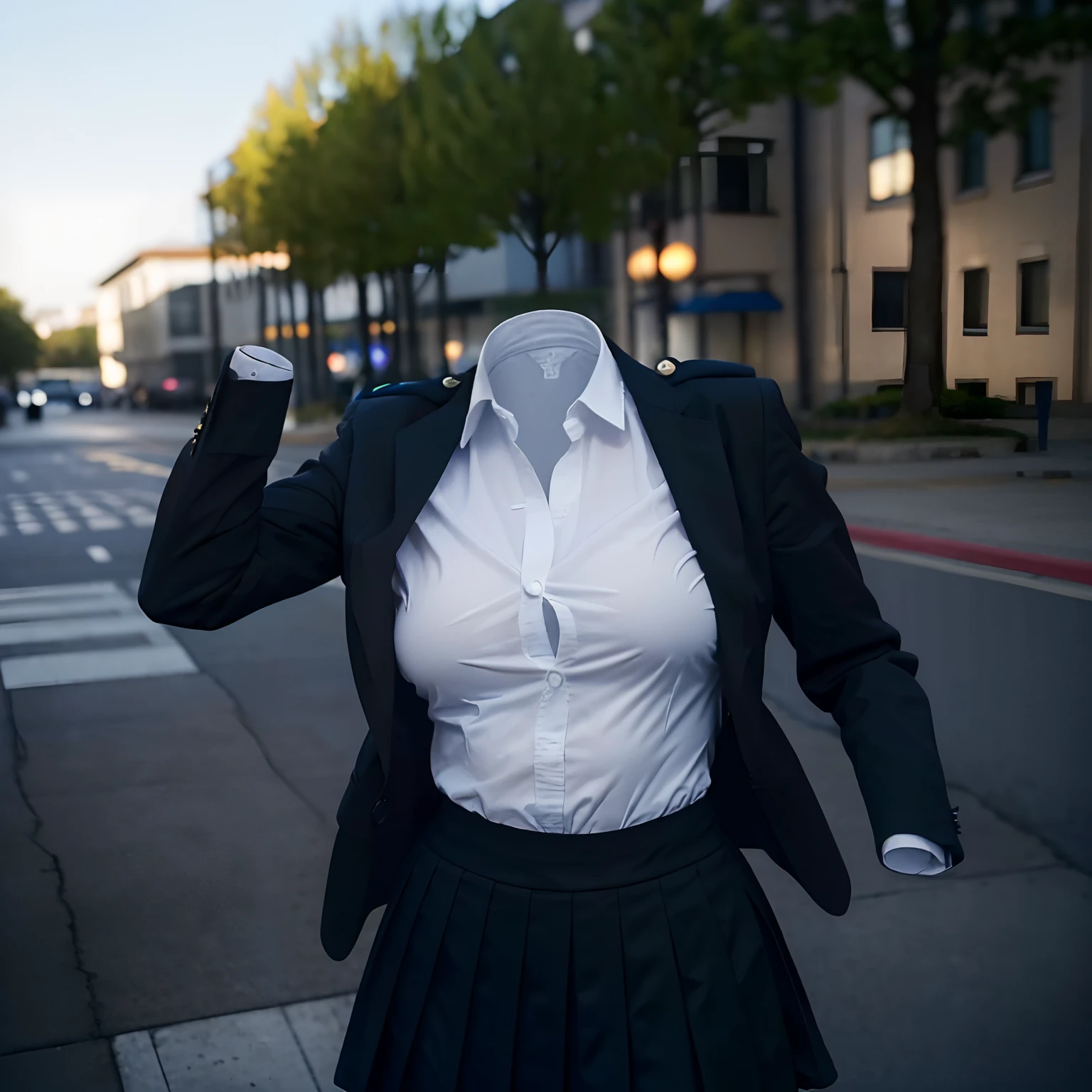 school uniform, ((invisible, no humans:1.5, headless:1.5, handless, legless)), (big breast), (close-up to breast), (unbutton),
(8k, RAW photo, best quality, masterpiece:1.2), (realistic, photo-realistic:1.5),photon mapping, radiosity, physically-based rendering, (Ultra-detailed)