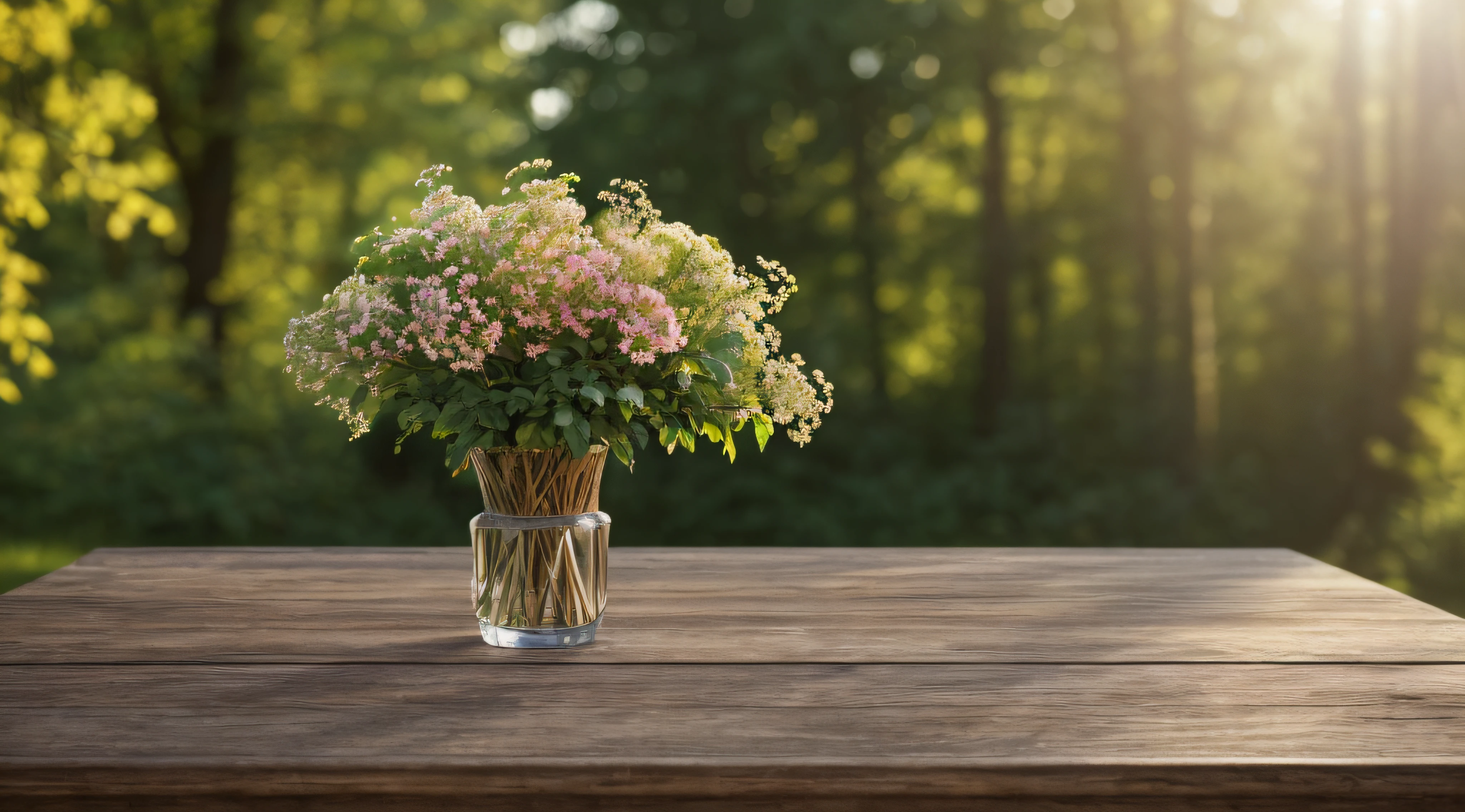 (best quality,4k,8k,highres,masterpiece:1.2),ultra-detailed,(realistic,photorealistic,photo-realistic:1.37),wood podium with bokeh nature,tilt shift,sunlight,portrait,sharp focus,vivid colors,studio lighting,lens flare
