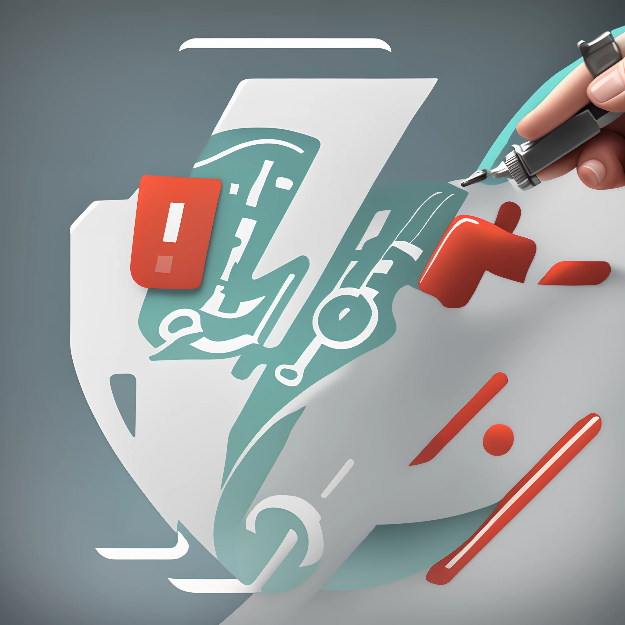 Make a logo for a campaign q talks about the prevention of appendicitis