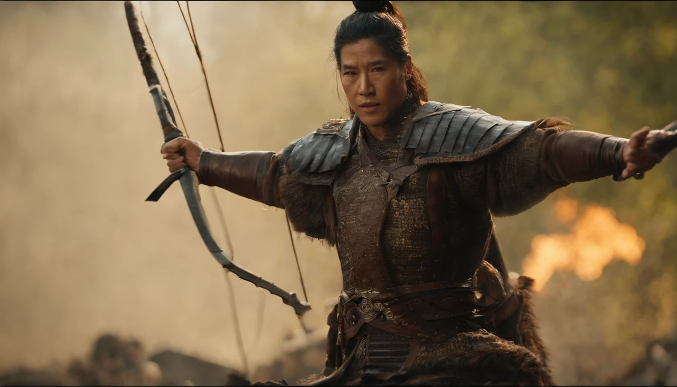 Imagine a powerful and successful man。His tailored warrior suit was、It is a symbol of his strength and determination。 His striking face clearly shows that he is of foreign descent.、His confident attitude radiates an atmosphere of accomplishment and authority。 With wisdom and patience、He earns respect and admiration。