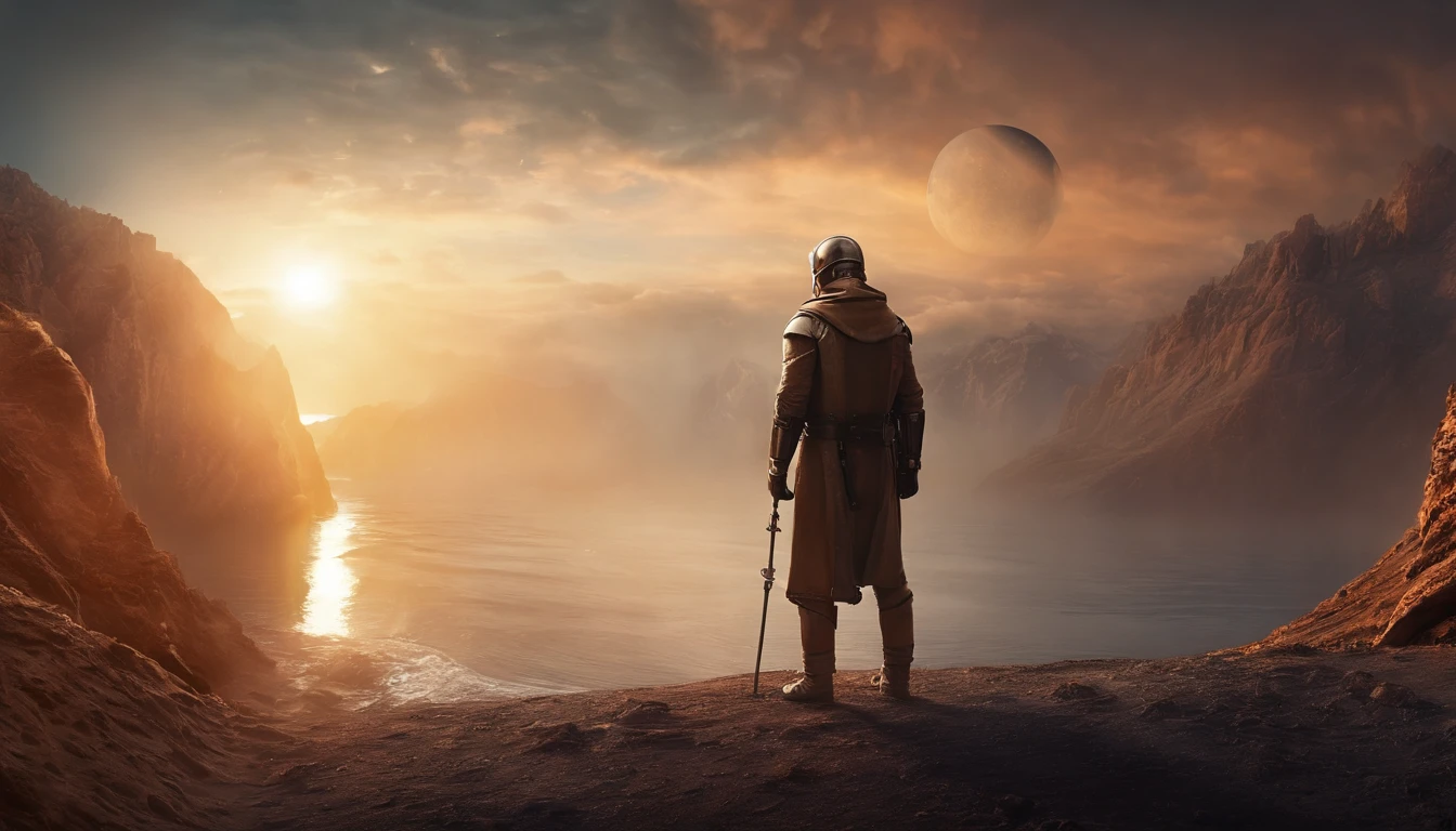 Person, Stand in front of a space portal overlooking the sun, cyril rolando and goro fujita, portal to another universe, inspired by Cyril Rolando, Portal to another dimension, A WORLD, Only visible from the portal, high quality fantasy stock photo, Portal to another world, portal to outer space, in style of cyril rolando, A peek into space, universe, Magic Galaxy Portal, The Cycle of the Stars, god