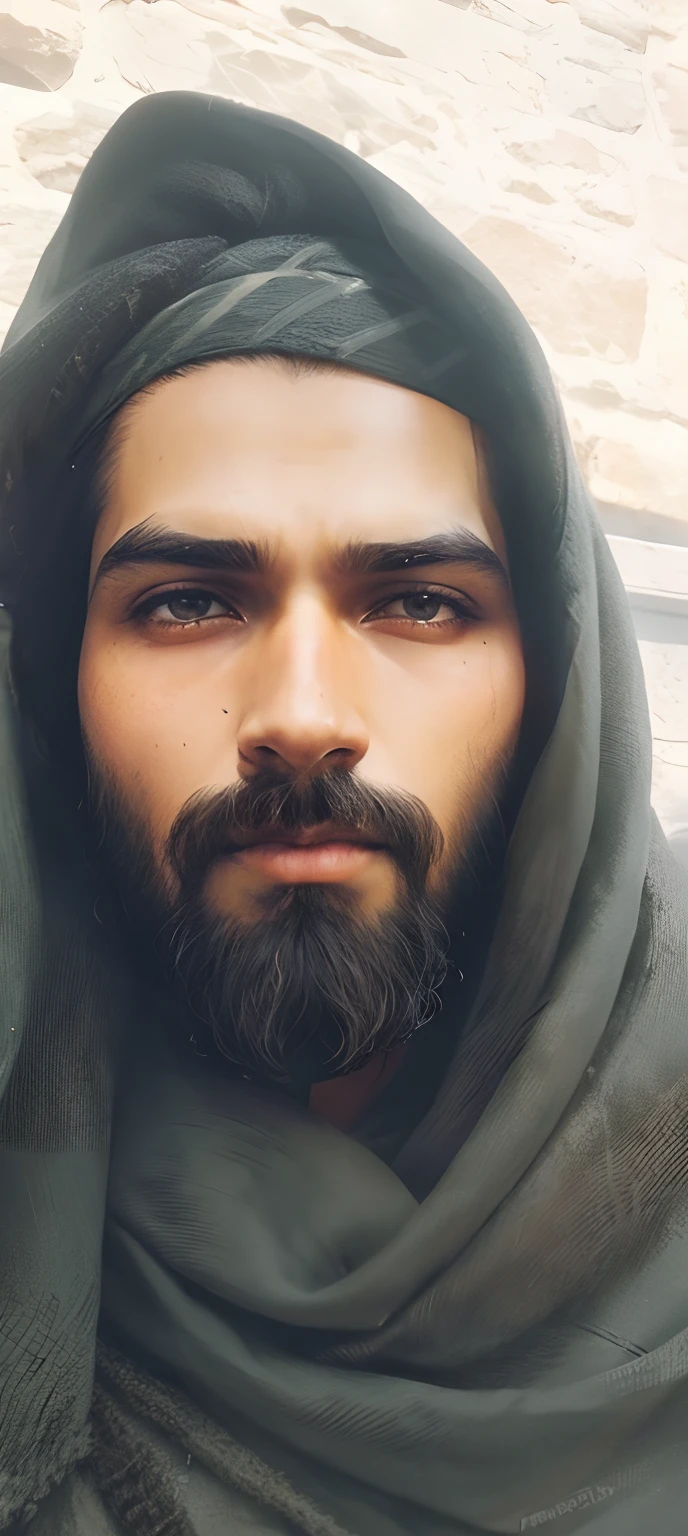 Want warrior prince with turban. With Thik beard.
