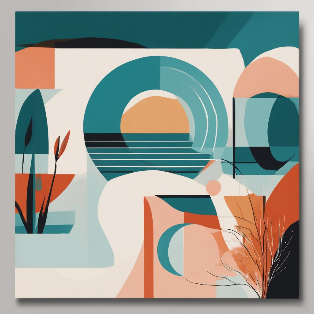 abstract minimalist painting, minimalist painting, a minimalist painting, modern art style, an abstract, canvas art print, minimalist abstract art, minimalist art style, minimal painting, minimalistic painting, abstract minimalist line art, mid century art, abstract style, abstract shapes, abstract minimalism art painting, canvas painting