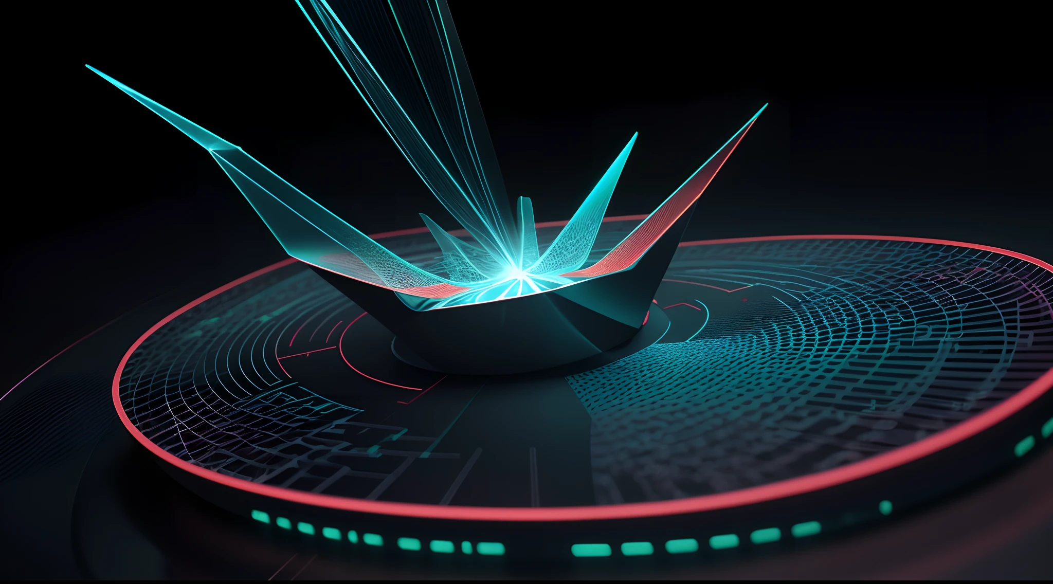 Engaging 3D visualization featuring stunning graphs、glinting
