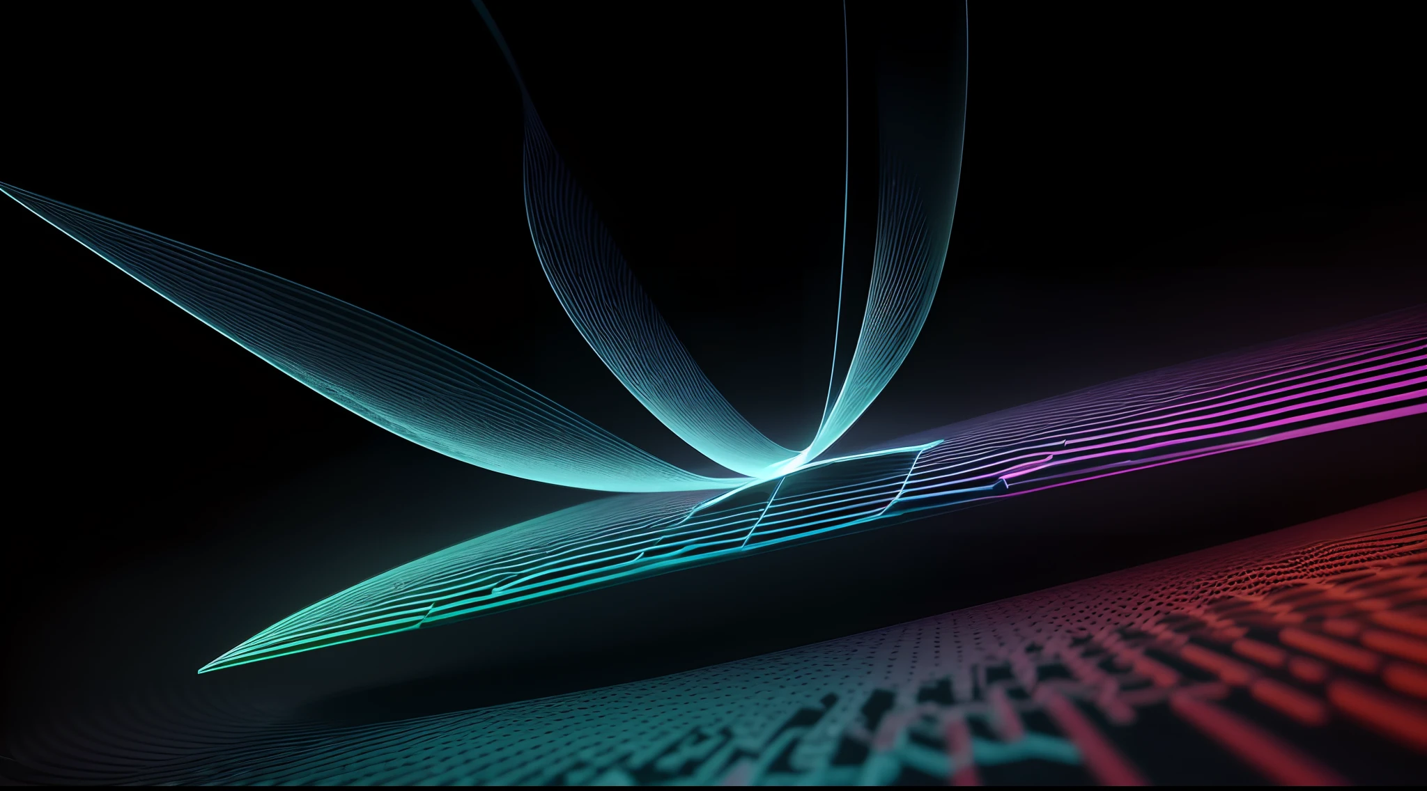 Engaging 3D visualization featuring stunning graphs、glinting