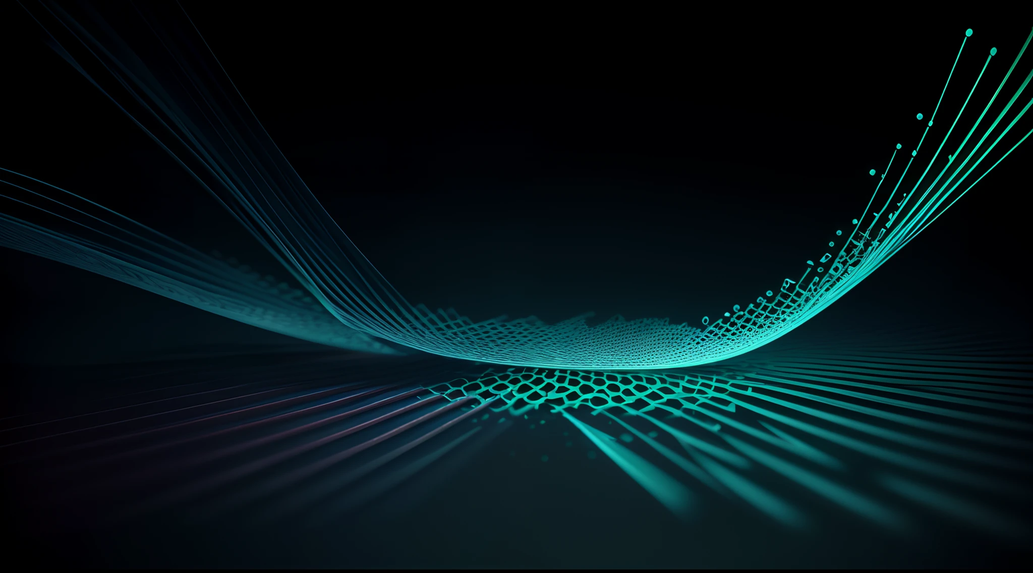 Engaging 3D visualization featuring stunning graphs、glinting