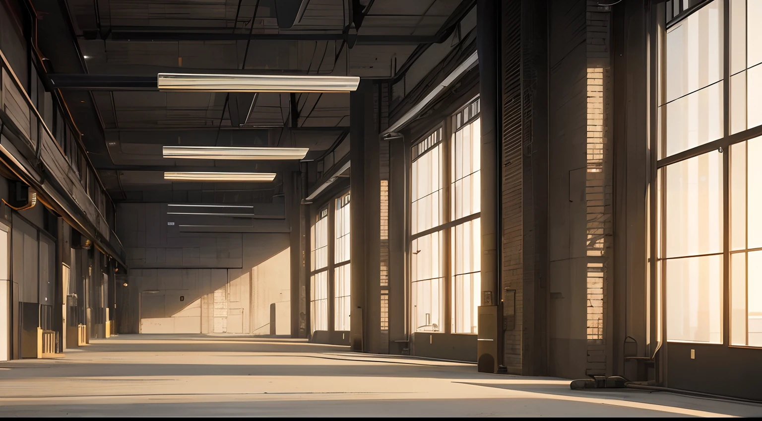 An industrial site and military base with ultra-detailed, realistic visuals. The artwork should showcase the interiors of the buildings with a great view. The image should be of the best quality, in 4k or high-resolution, and considered a masterpiece. The scene should portray the atmosphere and elements commonly found in industrial sites and military bases, such as heavy machinery, complex infrastructure, and advanced technology. The lighting should be strategically designed to create a dramatic ambiance, highlighting the details and enhancing the realistic feel. The color palette should reflect the industrial aesthetics and may include shades of metallic grey, dark blues, and muted earth tones. The prompt should evoke the feeling of being immersed in a highly secured and efficient facility.