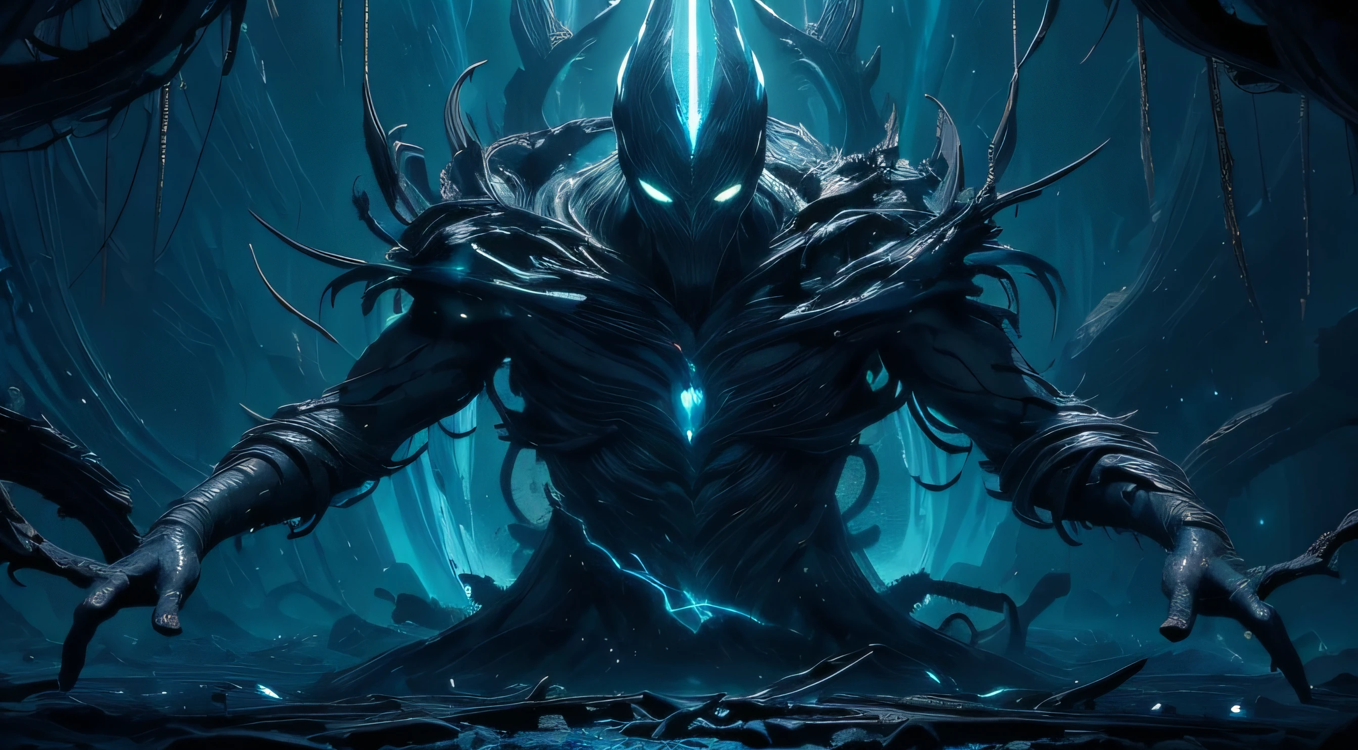 ((best quality)), ((masterpiece)), (detailed), In the void there is something called Chaos Stone, it is made from the chaos of light and darkness. It causes profound changes in every entity that possesses it. Its brilliant yellow light gives strength to pure souls but it brings disaster to cruel hearts. 8K resolution, illustration, vibrant colors