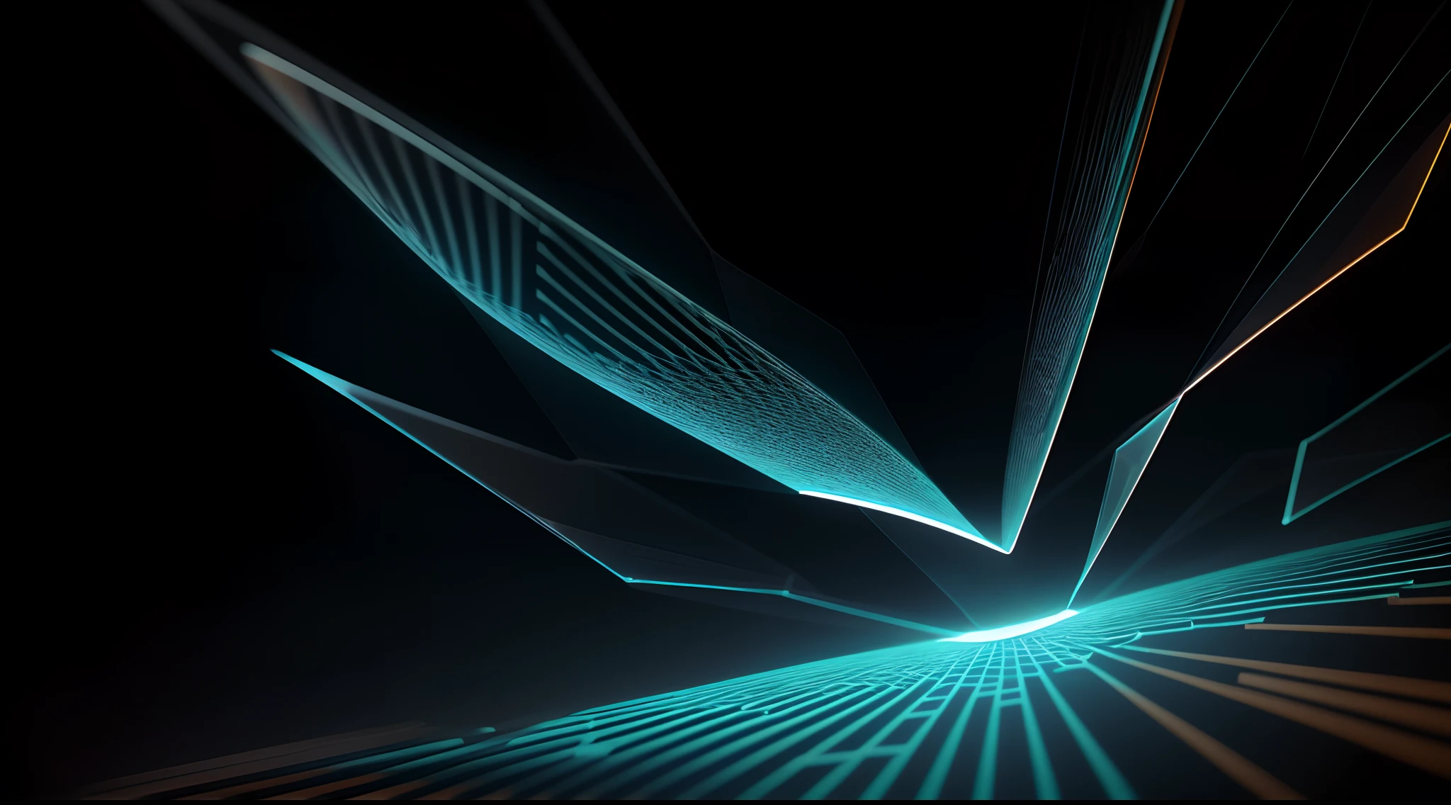 Engaging 3D visualization featuring stunning graphs、glinting