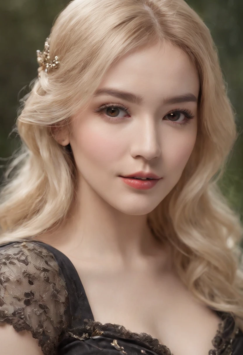 Best quality, Masterpiece, A high resolution, Yang beyond,Transparent maid outfit,hair adornments,necklace, jewelry,Beautiful face,after sexing_Body, Tyndall effect,Photorealistic, Dark Studio, rim lit, twotonelighting,(highdetailskin:1.2), 8K UHD, Digital SLR, Soft lighting, High quality, voluminetric lighting, candid, photographed, high resolution, 4K, 8K, Bokeh, Blonde hair,