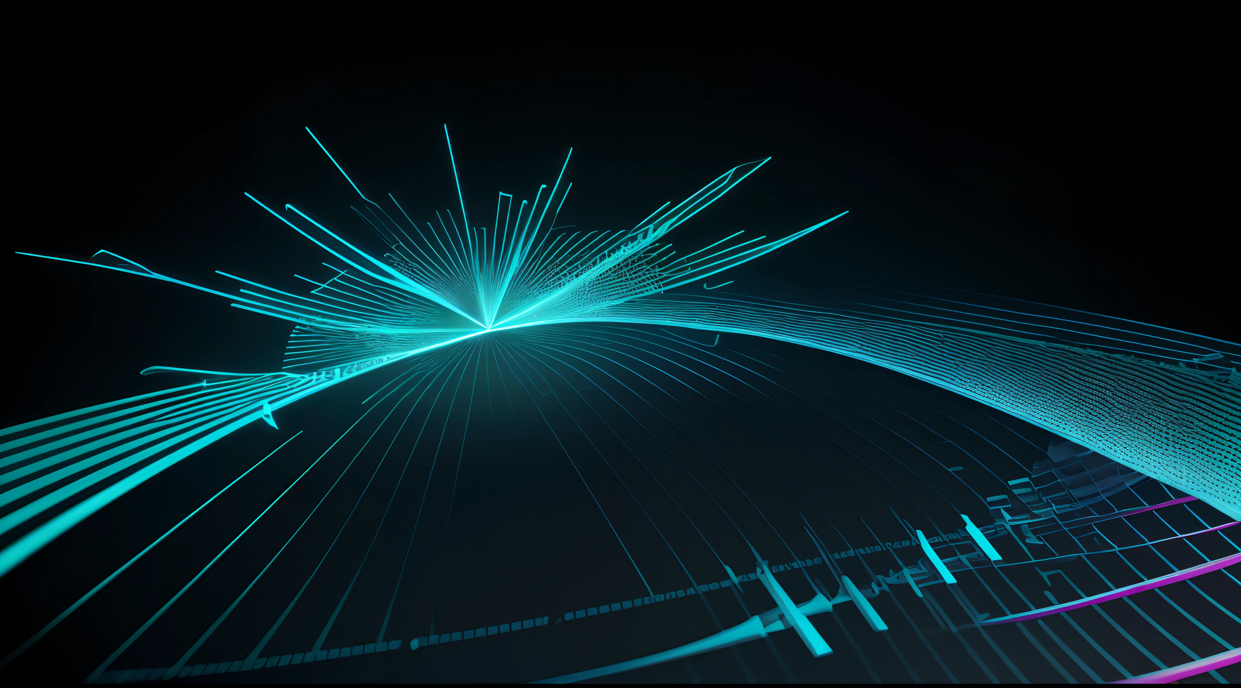 Engaging 3D visualization featuring stunning graphs、glinting