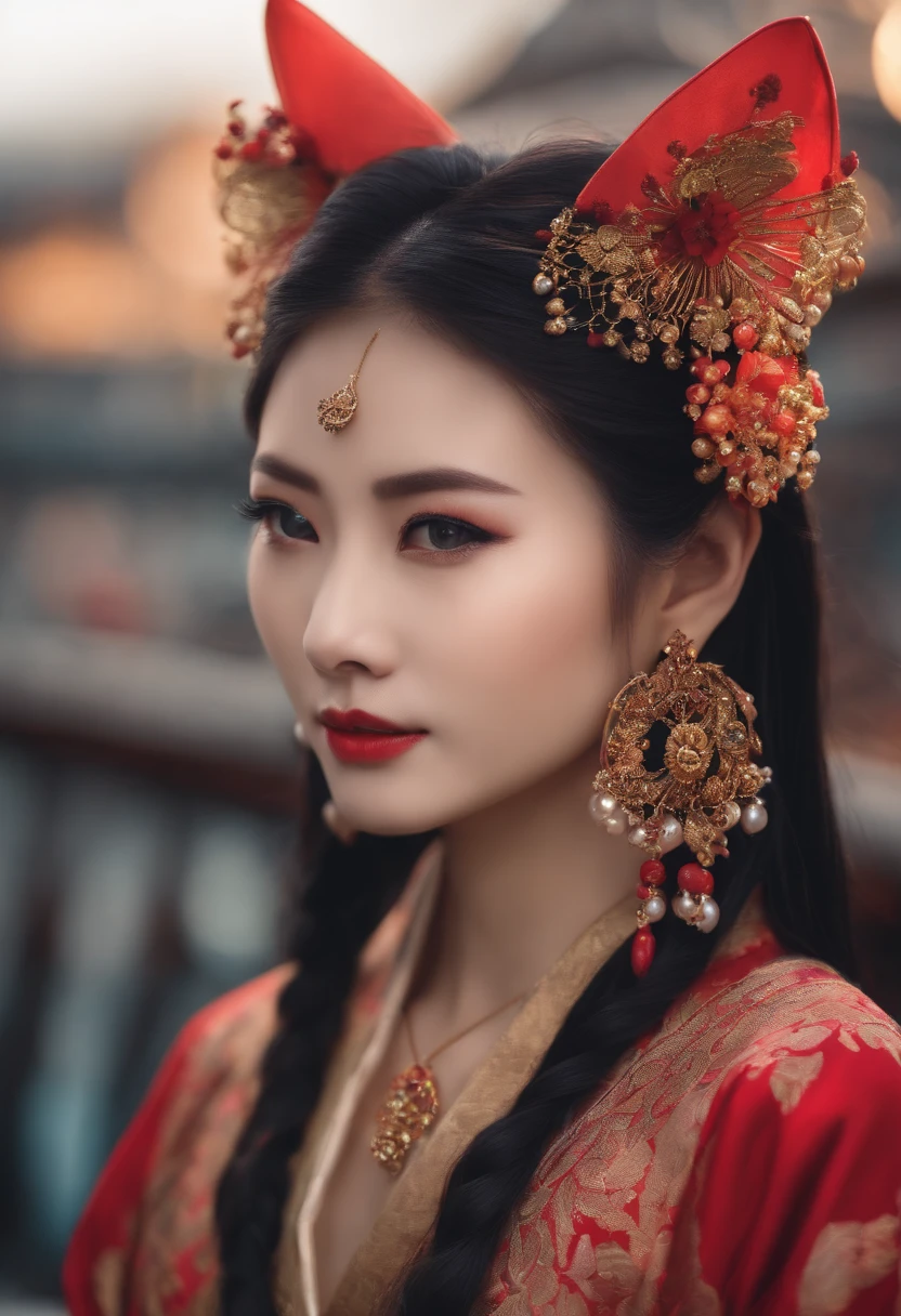 Asian Women、cat ear