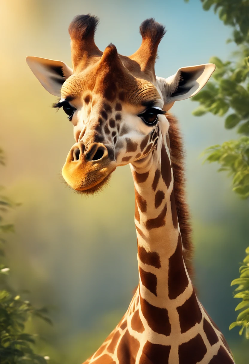 Giraffe、Disney-Pixar、a smile