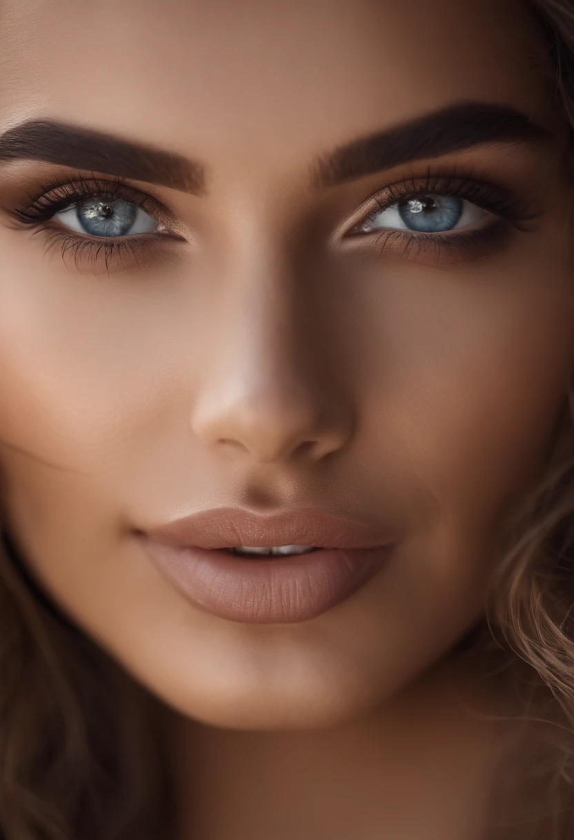 Femmes totalement Alafed , Hispanique fille sexy aux yeux bruns, A hyper-realistic, Meticulously detailed, Portrait Sophie Mudd, cheveux bruns et grands yeux, selfie of a young woman, Dubai Eyes, Violet Myers, sans maquillage, maquillage naturel, looking straight at camera, Visage avec Artgram, Maquillage subtil, Superbe photo du corps entier