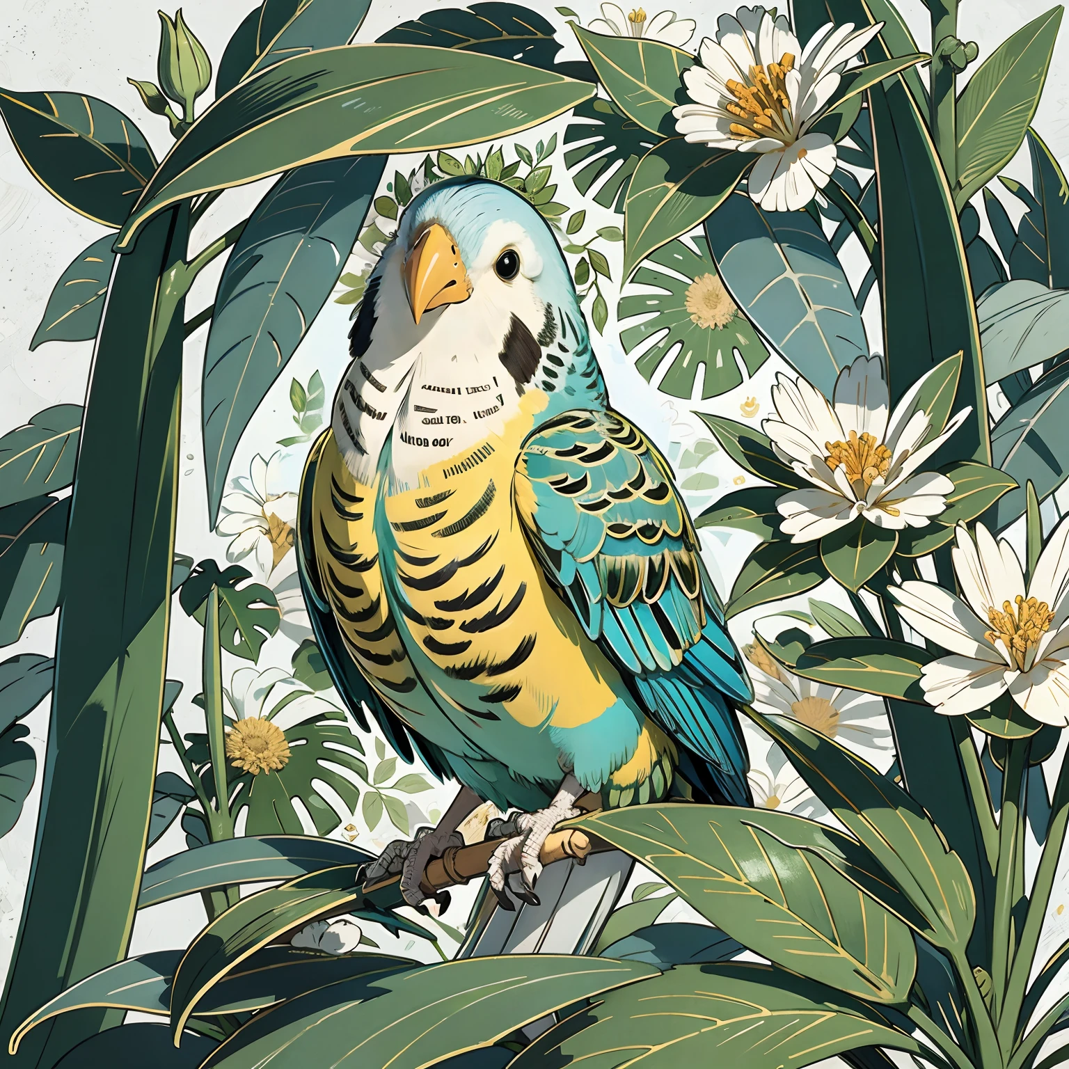 Blue-collar budgies