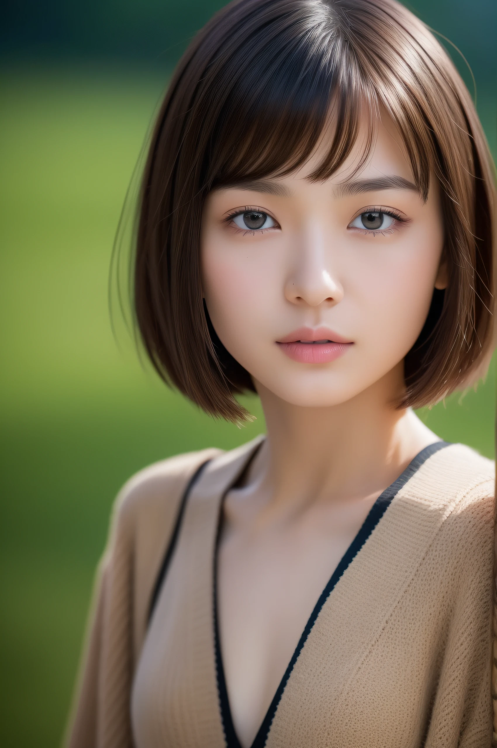 (((​masterpiece))), top-quality, Extremely detailed, Detailed background, 1 girl, Very beautiful girl, Japanese, 16 yo, solo, winter, Detailed face, Bangs, (Random short hairstyles :1.2), (Young Face), (Perfect body:1.1), in 8K, Wallpaper, amazing, finely detail, Ultra-detailed, 超A high resolution, Extremely detailed, Pure erotic face, extremely detailed eye and face, Beautiful detailed eyes, highly detailed skin, No makeup, (Natural Skin),Remote wilderness with a crystal-clear alpine lake