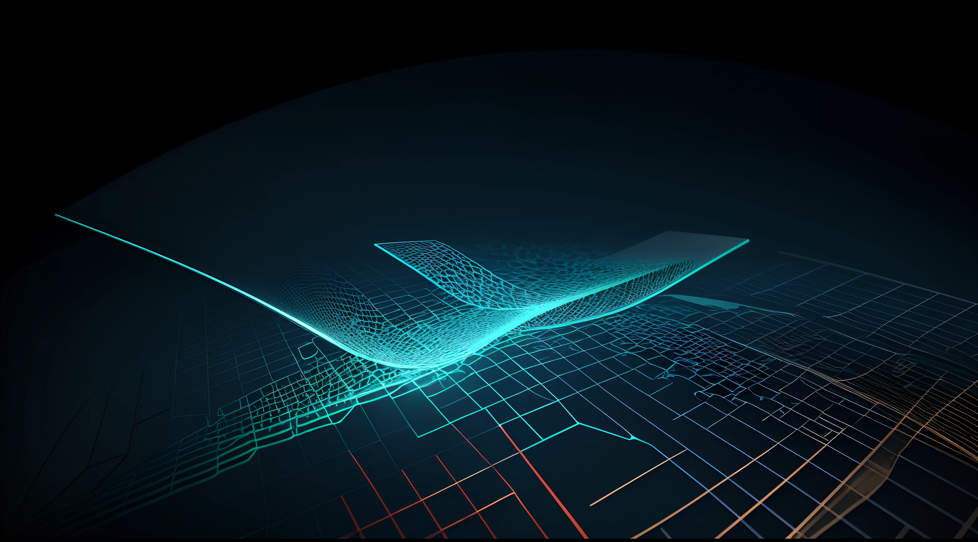 Engaging 3D visualization featuring stunning graphs、glinting