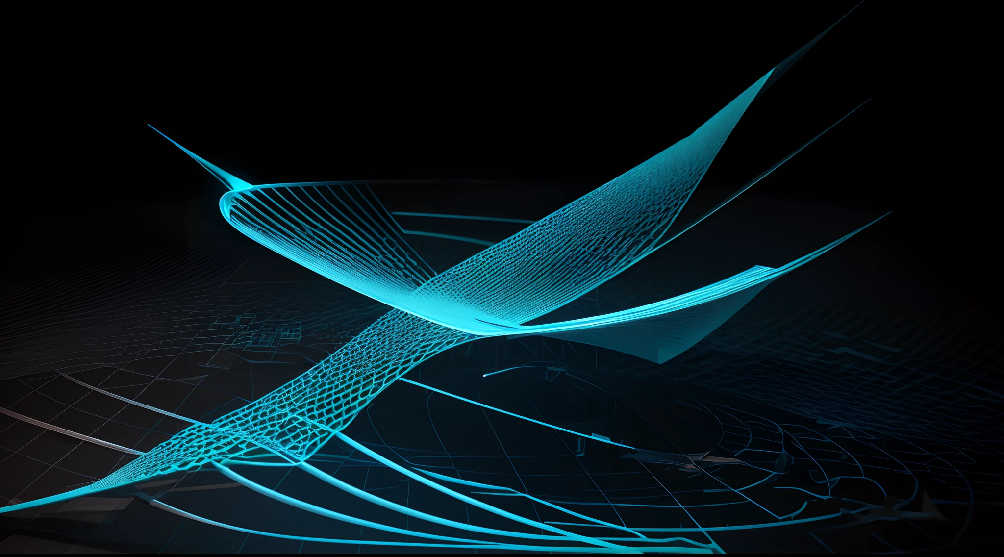Engaging 3D visualization featuring stunning graphs、glinting