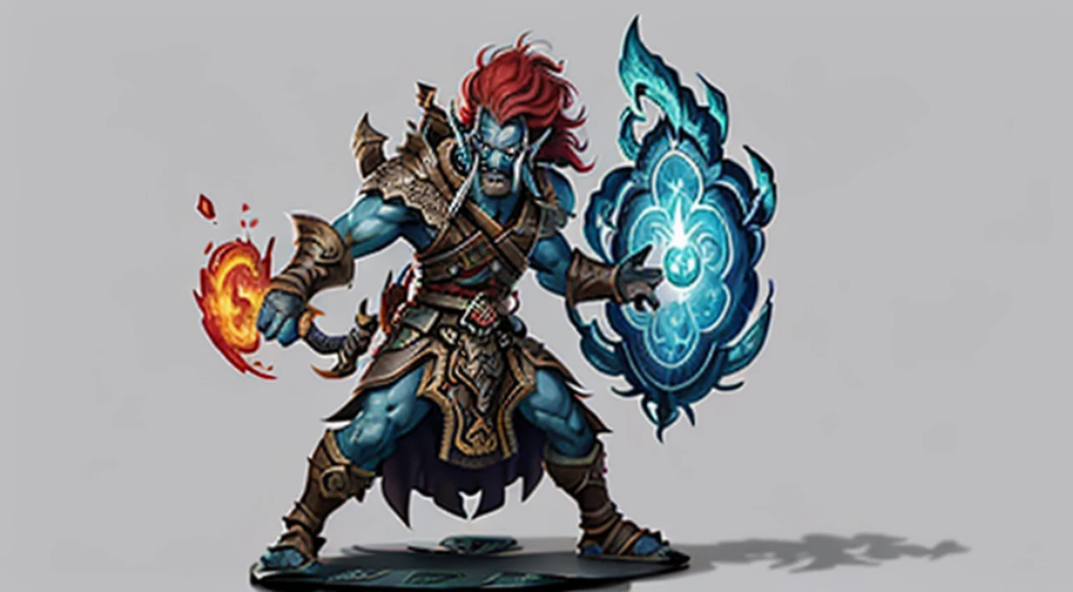 personagem do jogo, Original East Asian art character design, (1 cinta, full body standing painting,sozinho),selvagem、capa, seios, cabelos brancos, capas com capuz, belt, Naked from leg to toe,olhos de cor vermelha, com pele parda, olhos alaranjados, arma, olhos brilhantes, lips, ((fundo muito simples))、(design de personagens do jogo)、amazon warrior,Escudo peitoral do elemento de fogo,Joias Spar,Monstros femininos、design monstro,(A Deusa do Fogo,Elementos de lava se misturam com roupas)、caricaturas、Homem-fera、Ornamentos de marfim、solo、postura de luta,Arte conceitual do jogo Riot, ((master part, best quality)), Arte de Greg Rutkowski, trending on artstationh