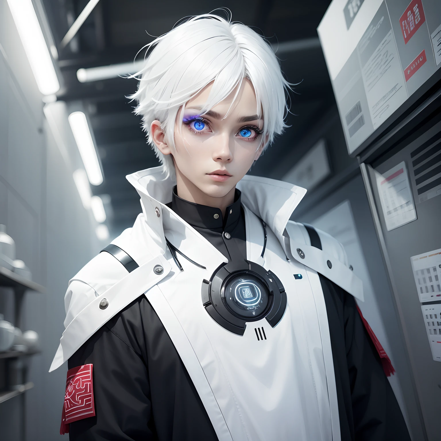 Space eyes, magic, futuristic