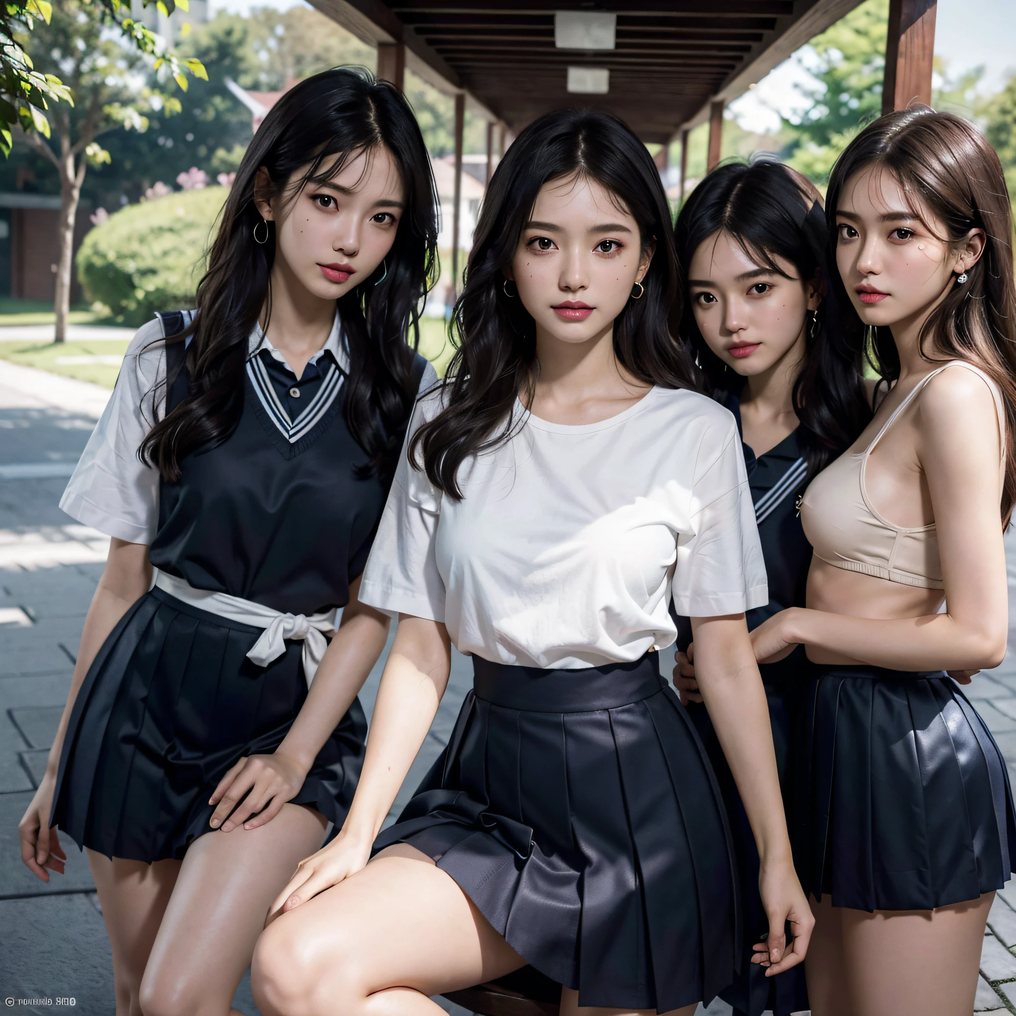 Eight girl members debut photo