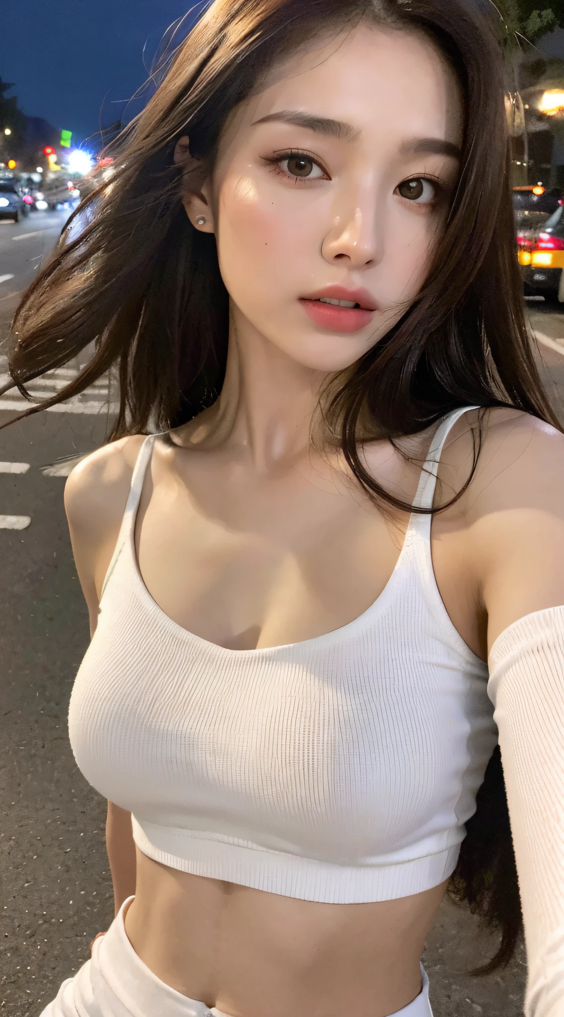 [nudity, explicit] mix4, (4k, RAW photo, best quality, master: 1.2), (realistic, photorealistic: 1.37), 1 girl, cute, cityscape, night, rain, wet, professional lighting, braless, medium breasts, cleavage, ((kimono, floral, exposed breasts, exhibitionism)), tattoos, bold poses, abs, double eyelids, photon mapping, radiosity, Physically based rendering,