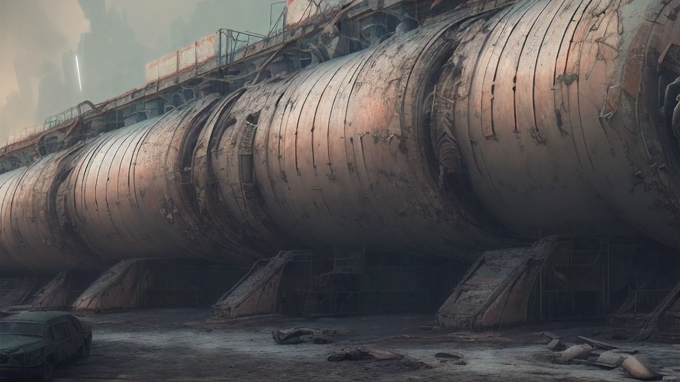 soviet, postapocalyptic, ussr, sovietwave, retrowave, nuclear war, war, dystopian, future, giant tube wall
