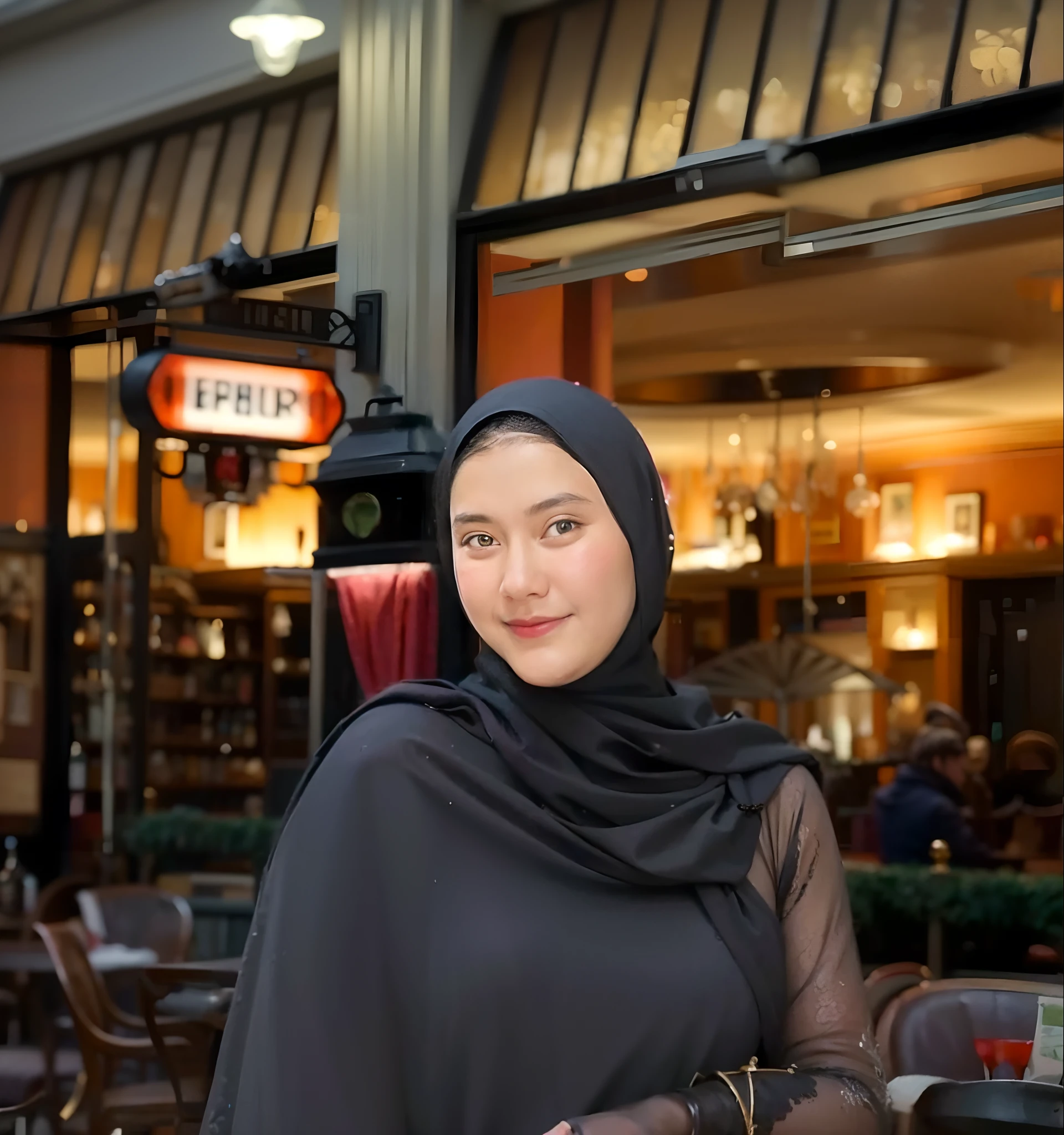 High quality image, masterpiece, detailed hair texture, detailed skin texture, detailed cloth texture, 8k, add fabric details, ultra detailed skin texture, ultra detailed photo, skin pores, portrait of a girl, wearing hijab, add cloth details, high skin details, realistic hair details