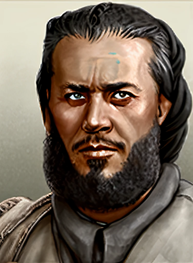 bedouin, Told, Mad Max, hairsh, MB2, Bedouin clothing in the style of the movie Mad Max, scary face, desert background, full face, 独奏, hight resolution, Highly detailed, (intricate details, hyper-detailing, muted color:1.0, rim light)