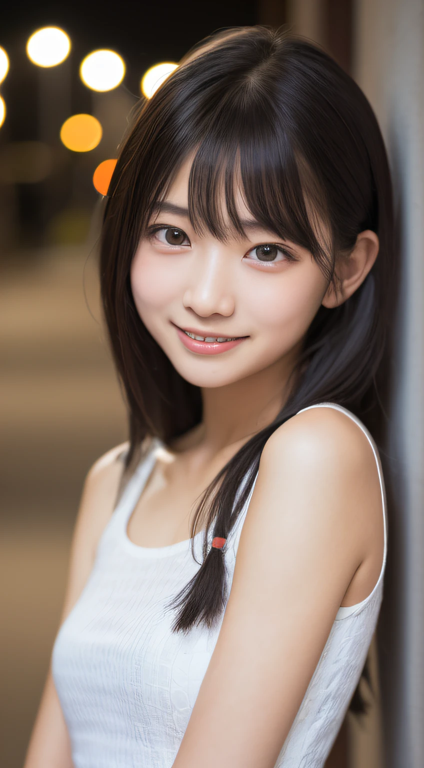 Soft tone photos, (((whole body)))、One Girl,japanese model girl,Side-by-side bangs,(Black tanned skin:1.1),pretty girl,Beautiful breasts, break (Cute and pop professional photos:1.3), (The nostalgic Lolita-style T-back is cute....:1.3), break fun feeling,Cute feeling, (Dynamic pose:1.3),Dynamic Angle, (Talk to the next person:1.3), (Happy expression, Shining Eyes, smile:1.1), break (Absurd:1.3),8k,(Detailed Photos:1.5),(Detailed face and skin:1.3),(Ultra-high resolution:1.5),(Realistic:1.5),Symmetric, Clear Eyes,Well-groomed face,(Ray Tracing:1.3)
(Dynamic pose:1.3),Dynamic Angle,
(Talk to the next person:1.3),
(Happy expression, Shining Eyes, smile:1.1),
break,smile
(Absurd:1.3),8k,(Detailed Photos:1.5),(Detailed face and skin:1.3),(Ultra-high resolution:1.5),(Realistic:1.5),Symmetric, Clear Eyes,Well-groomed face,(Ray Tracing:1.3)