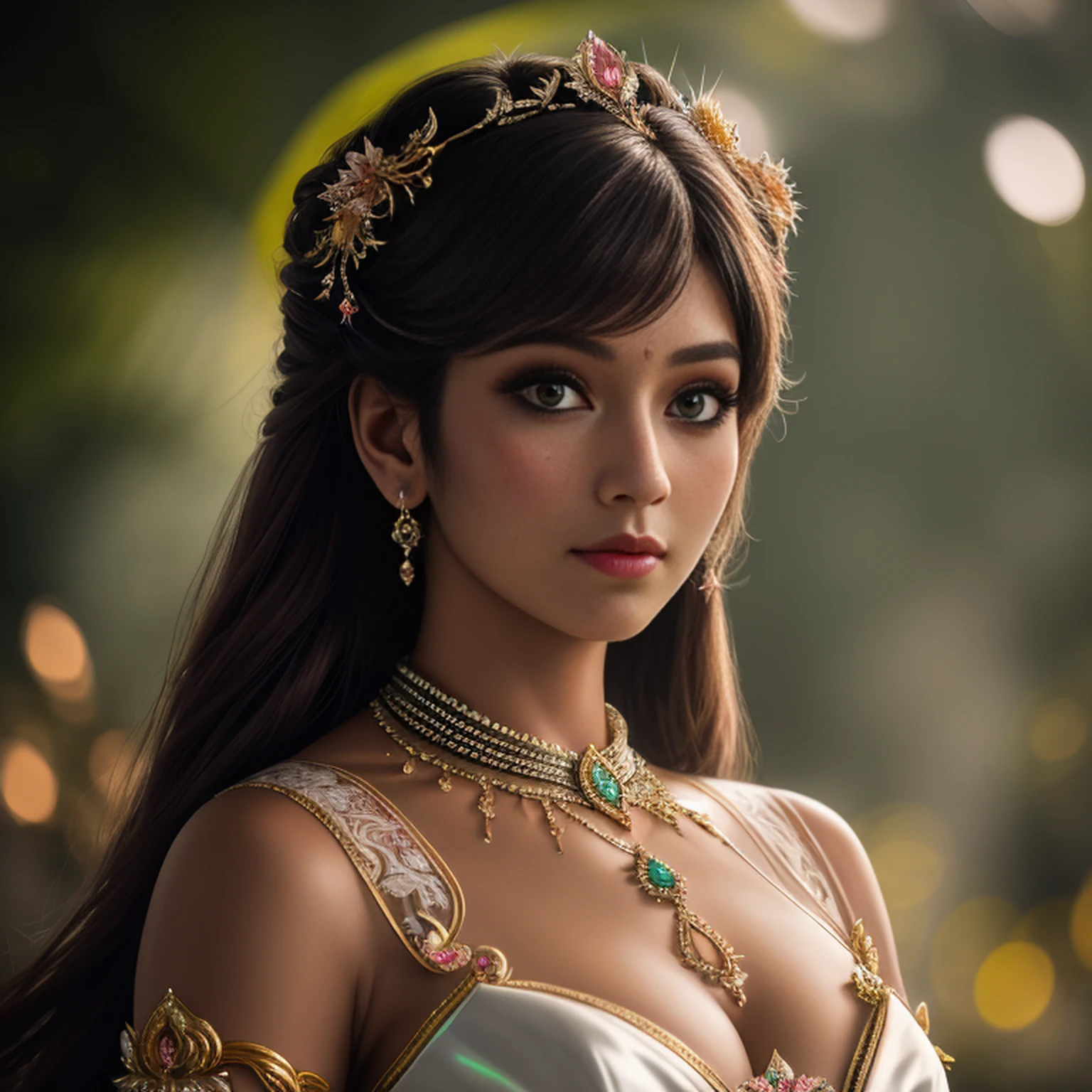 best quality, master part, Altas, 1girl,vestido de porcelana,ornamento de cabelo,colar, jewelries,beautiful face,sobre_corpo, Efeito Tyndall,fotorrealista, Dark Studio, Rim lighting, dual-tone lighting,(pele altamente detalhada:1.2), 8k UHD, DSLR, soft lighting, alta qualidade, Volumetric lighting, candid, fotografia, high resolution, 4k, 8k, Bokeh, cabelos roxos, , roupas transparentes, Orelhas de coelho de prata,
