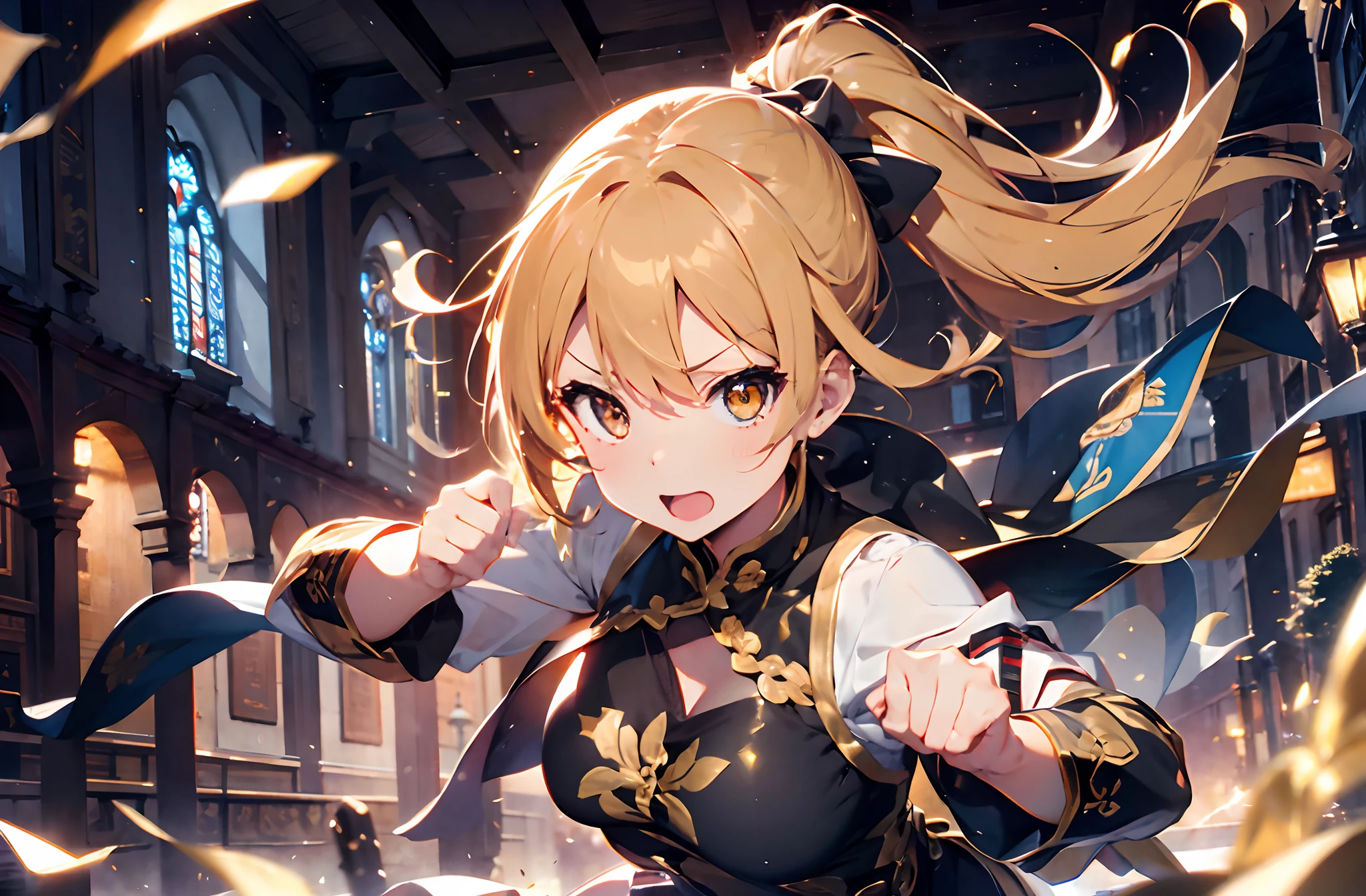 Golden eyes Shining eyes Golden Effect