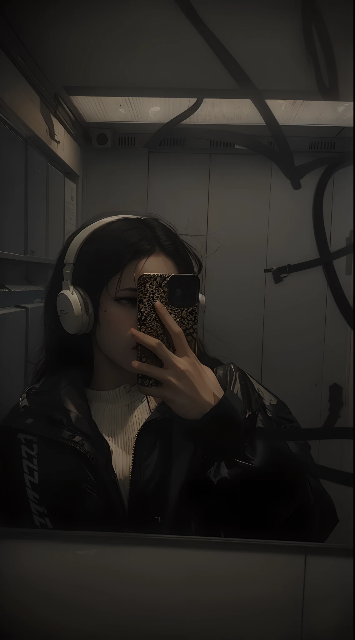 Improve brightness, Process in anime style