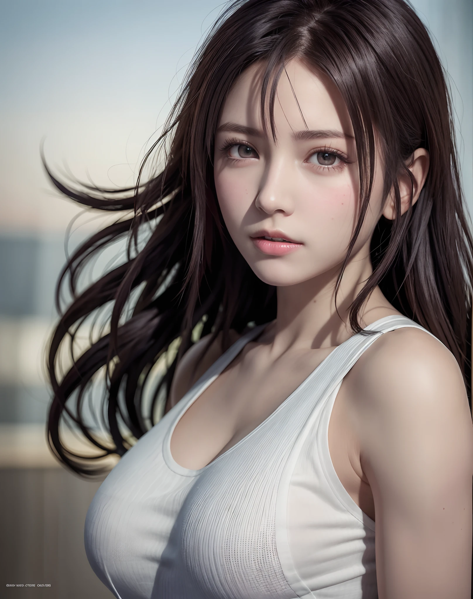 (Top Quality, Masterpiece: 1.1), (Real: 1.4), (location:movie premiere gala,standing on the red carpet), BREAK
(((FF7))) (((Tifa))),(1Girl:1.2),Ultra-detailed face, Detailed eyes,((Light Brown Hair, Large breasts: 1.2)),(model), BREAK 
(((FF7))) (((Tifa))),(elegant coat over Naked),(No Bra) (Small and beautiful hard nipple),(shiny oiled skin: 1.4), about 18 years old,