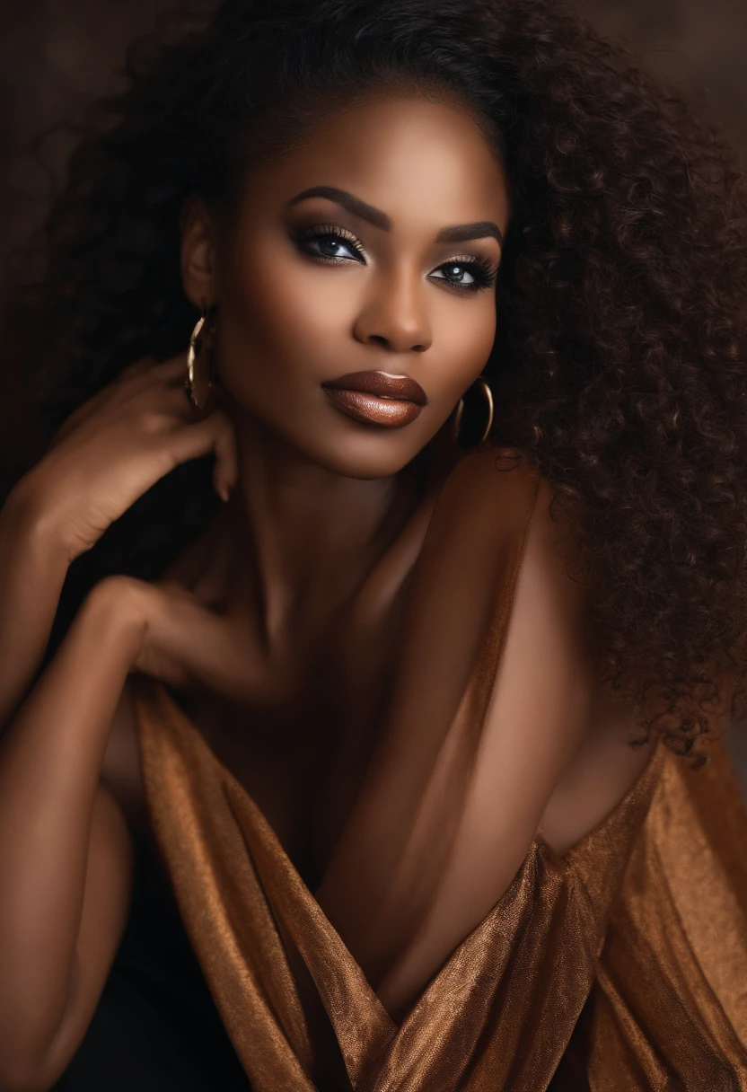 a beautiful and attractive black woman who everyone thinks has a perfect appearancewho