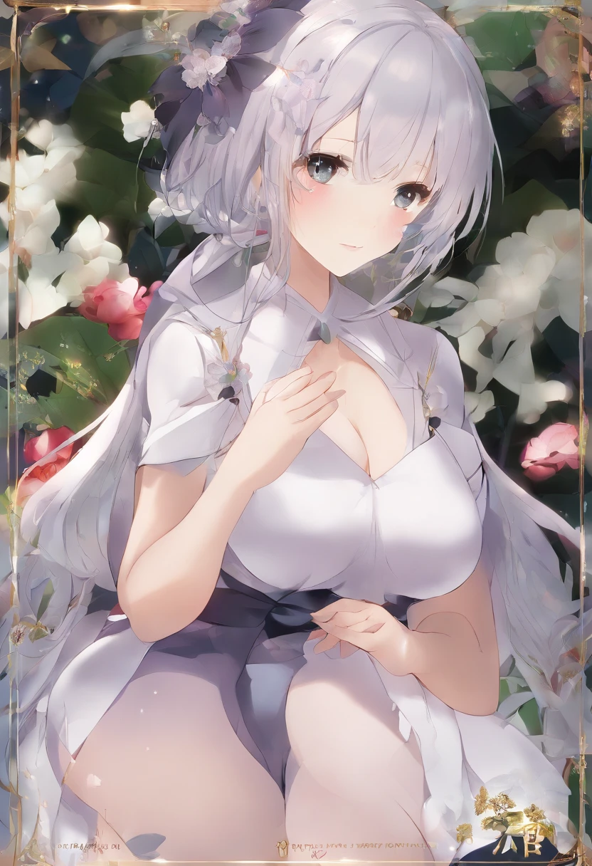 超A high resolution, Movie Angle, Professional lighting, best qualtiy, tmasterpiece, Perfect focus,Background bokeh,realisticlying,Ultra-high resolution fabric texture,8k eye details,8K pupils,{{{{Lower grade}}}}, Vulgar appearance,frontal photos,taking a full body photo,Royal Sister,Mature and sexy,short detailed hair,(Super swollen: Exaggerated scale: Swelling, huge-breasted,super gigantic breasts),(Full chest support suit),(Plump clothing is supported by the chest),(Japan kimono,Half off,Expose gigantic breasts)