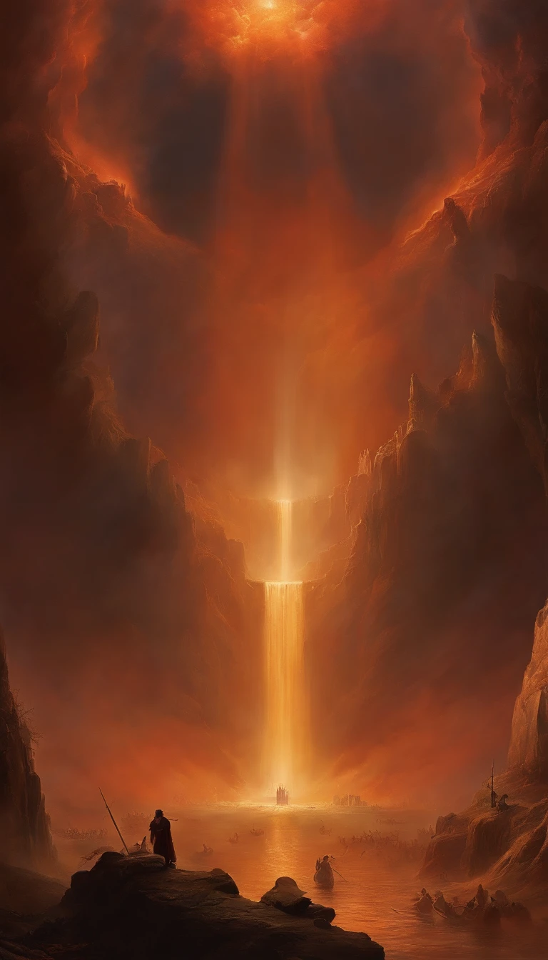 "The art of The Last Judgement inspired by the dramatic style of British artist John Martin."