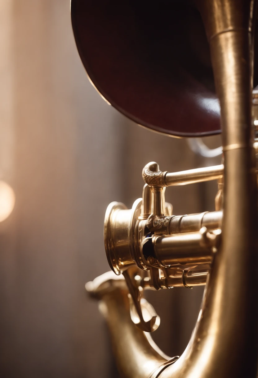 A great horn blows into it