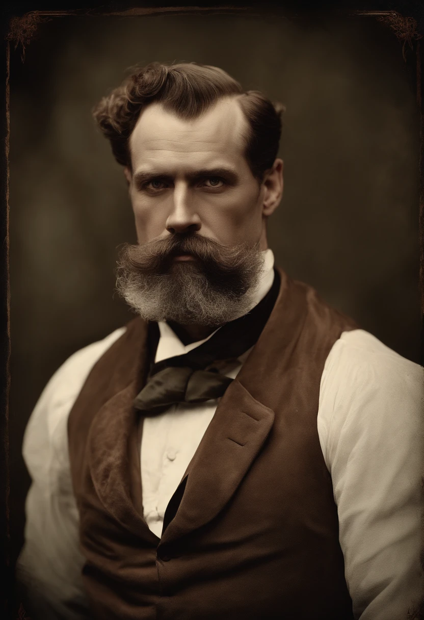 Victorian strongman Brutes classic, epic portraiture, robusto, dark, horror style