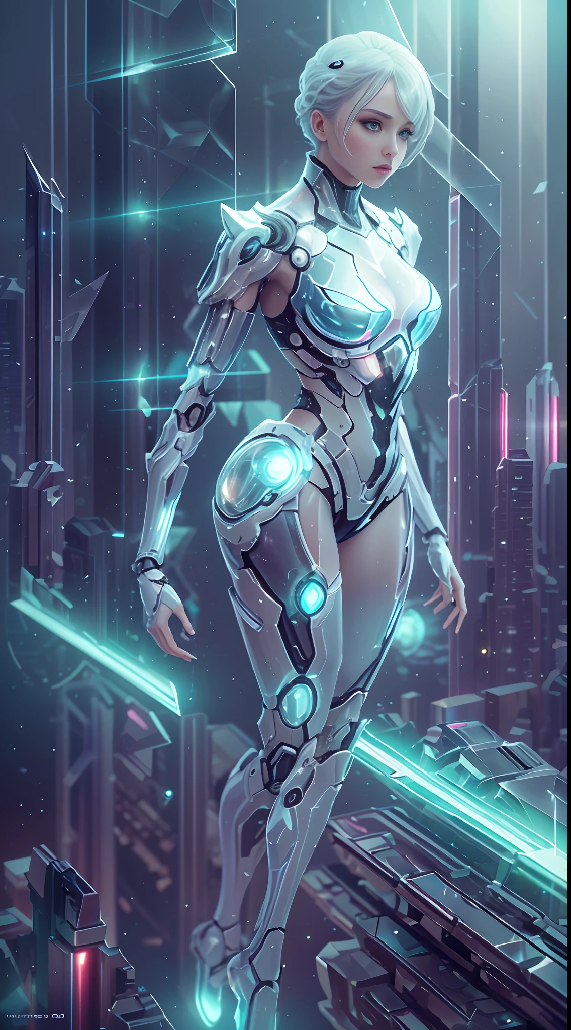 masterpiece, best quality,
full body of a woman cosplaying as cortana floating in space with a spacestation in the background <lora:cortana 20:1>