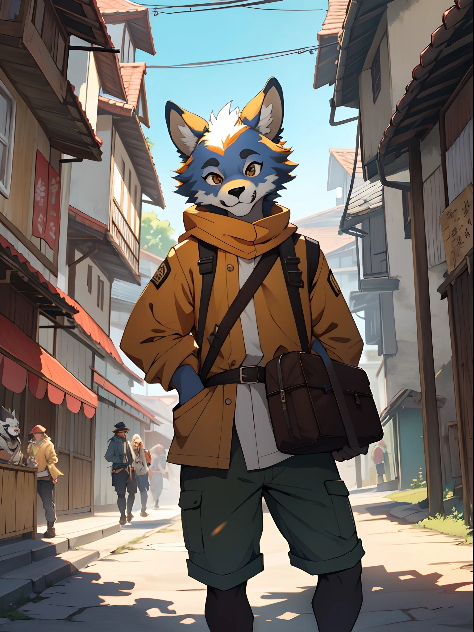 super high resolution, detailed background, World Heritage Site, 6+boys, 6+girls, Happy, joyful, absurdres(Photos of solo travelers)(kemono, furry anthro),